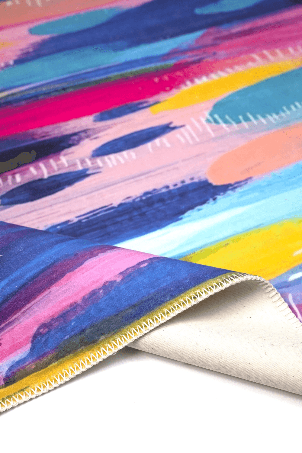 Hueppi-Blue Joy Makinede Yıkanabilir Non-Toksik Halı-Halı-2-Milagron.com