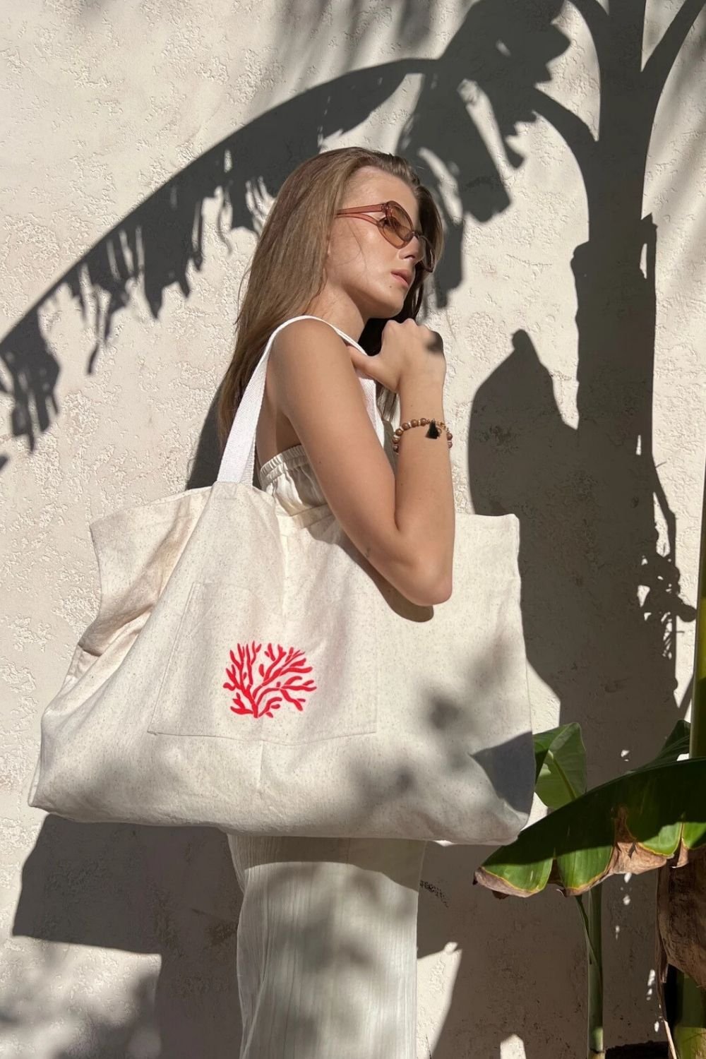 Husufi-Coral Canvas Çanta-Bez Çanta-5-Milagron.com