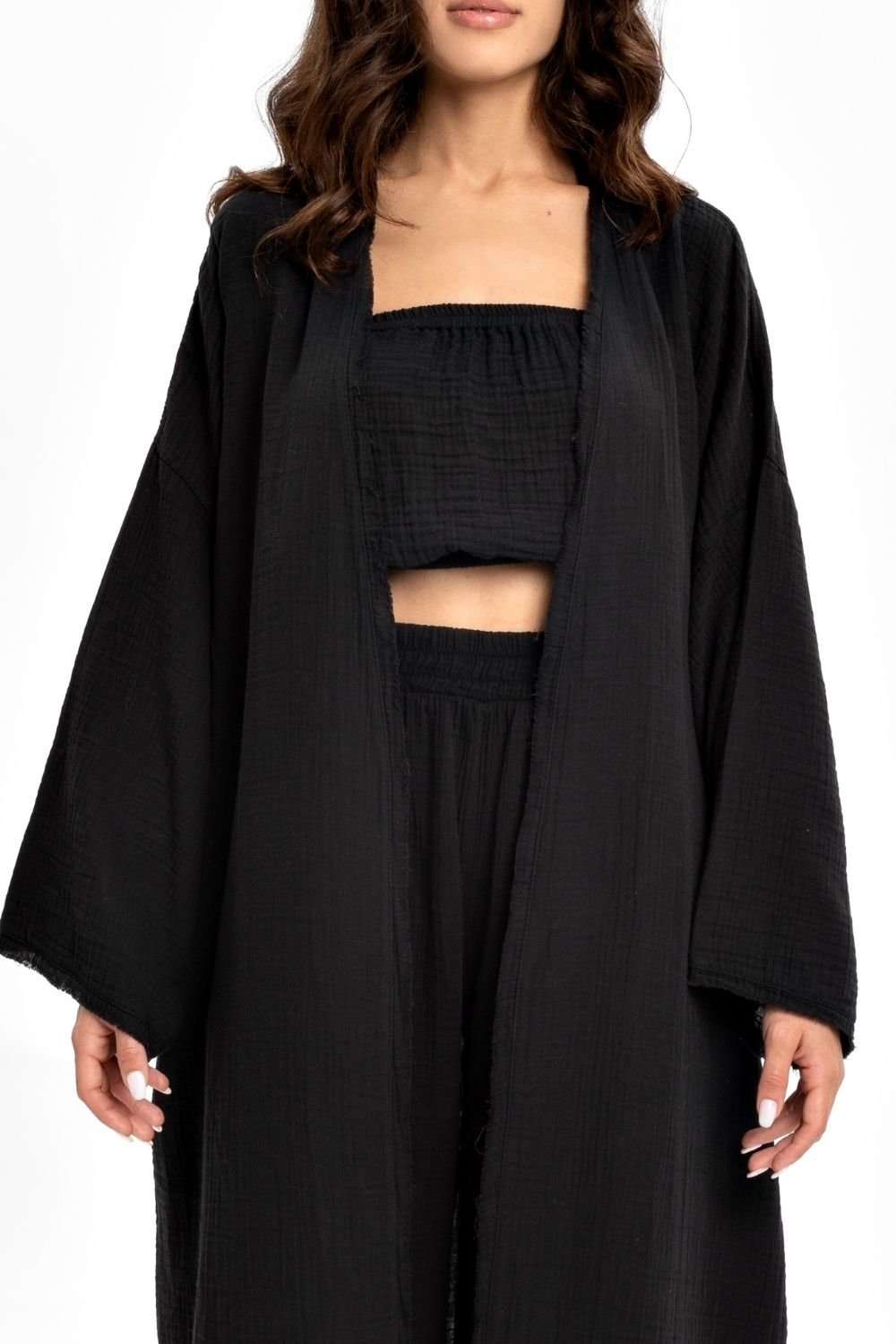 Husufi-Holly Siyah Kimono-Kimono-2-Milagron.com