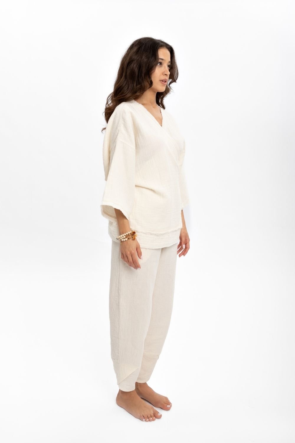 Husufi-Kruvaze Naturel Kimono-Kimono-3-Milagron.com