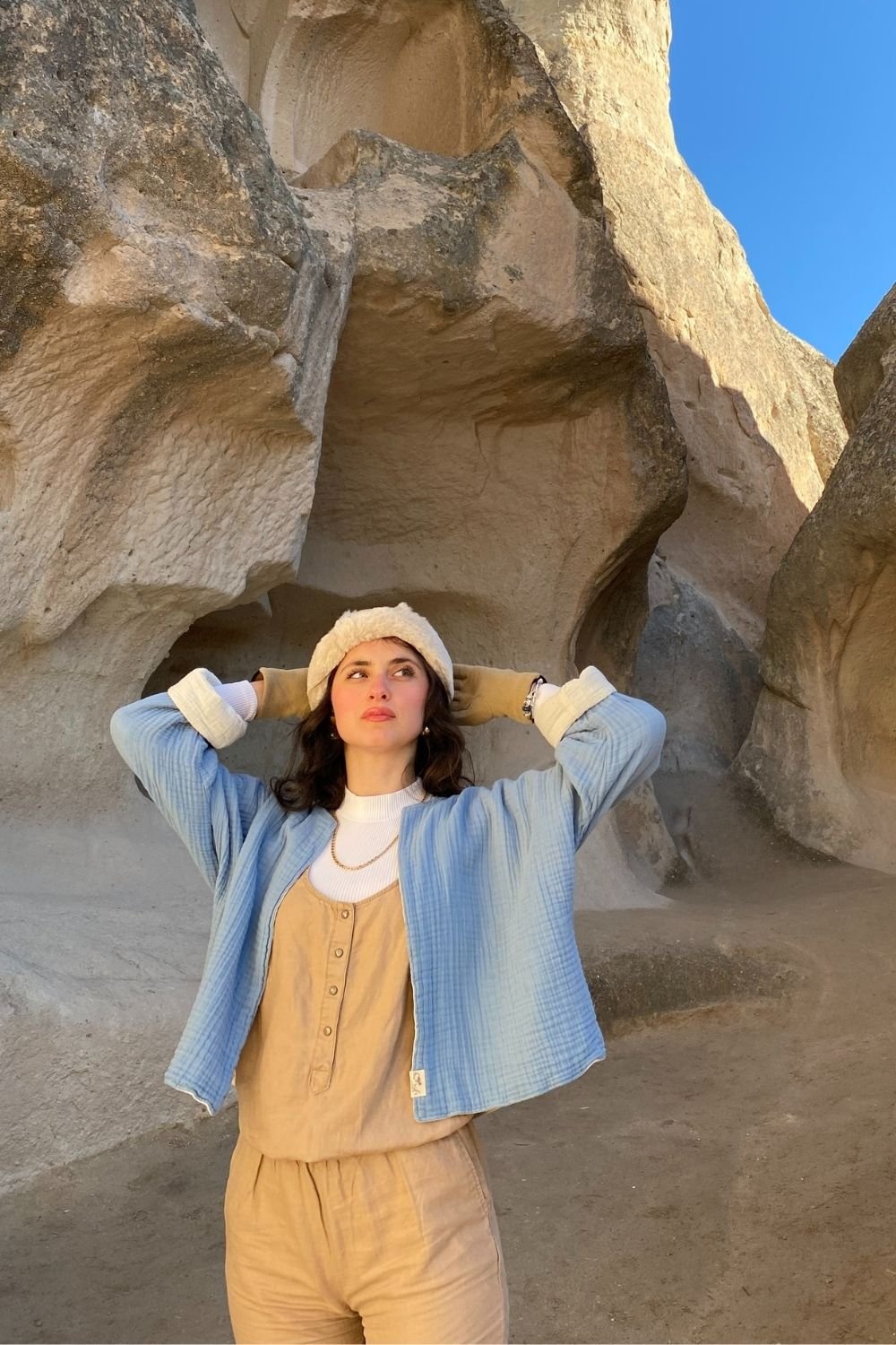 Husufi-Mini Çift Taraflı Ceket-Top-1-Milagron.com