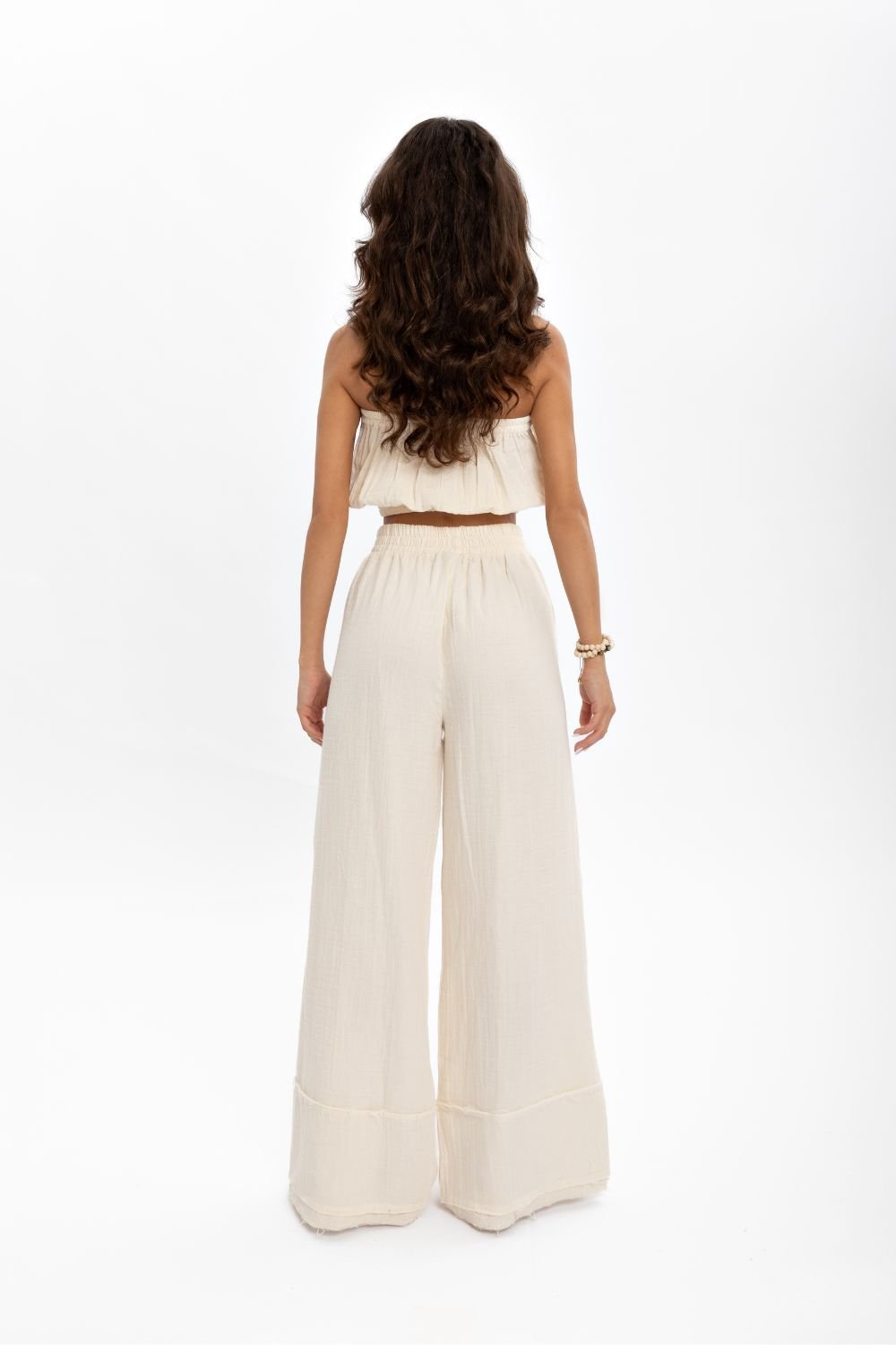 Husufi-Naturel Bol Paça Pantolon-Pantolon-5-Milagron.com