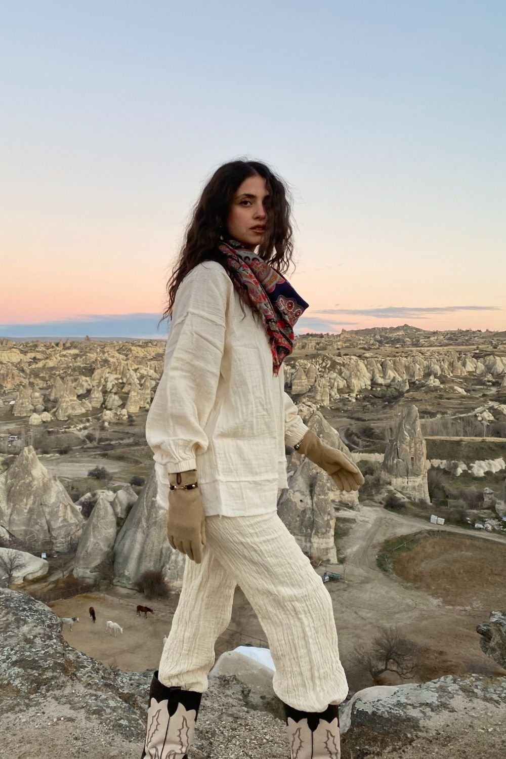 Husufi-Naturel Bürümcüklü Sweatshirt-Sweatshirts & Hoodies-1-Milagron.com