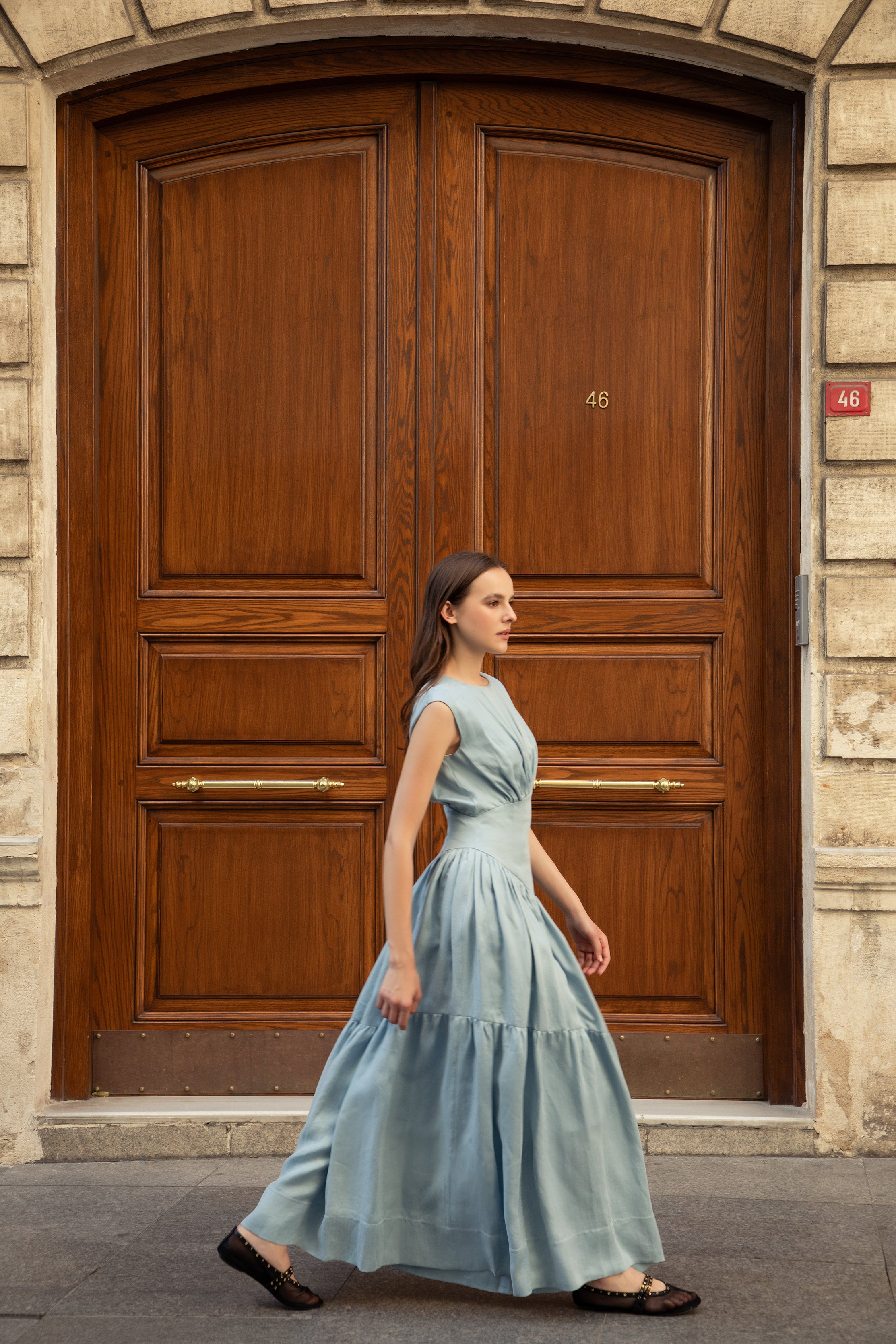 Bella Blue Maxi Dress