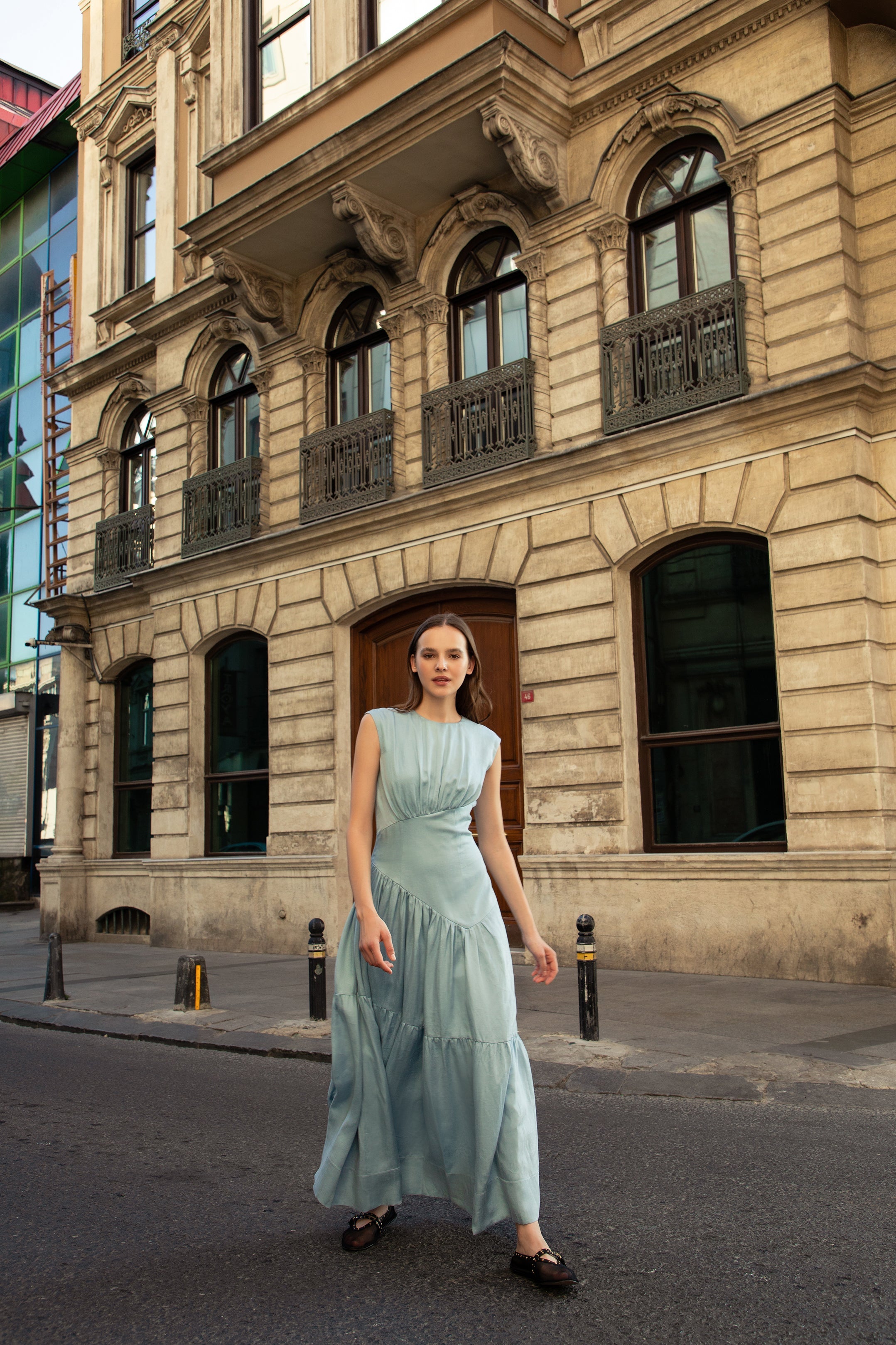 Bella Blue Maxi Dress