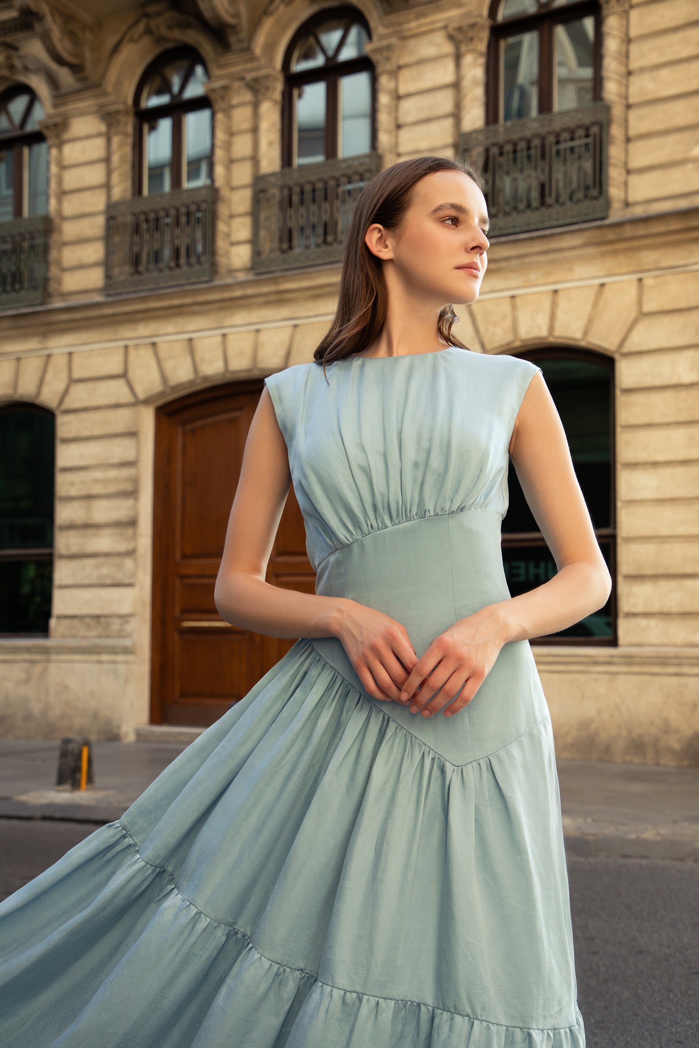 Bella Blue Maxi Dress