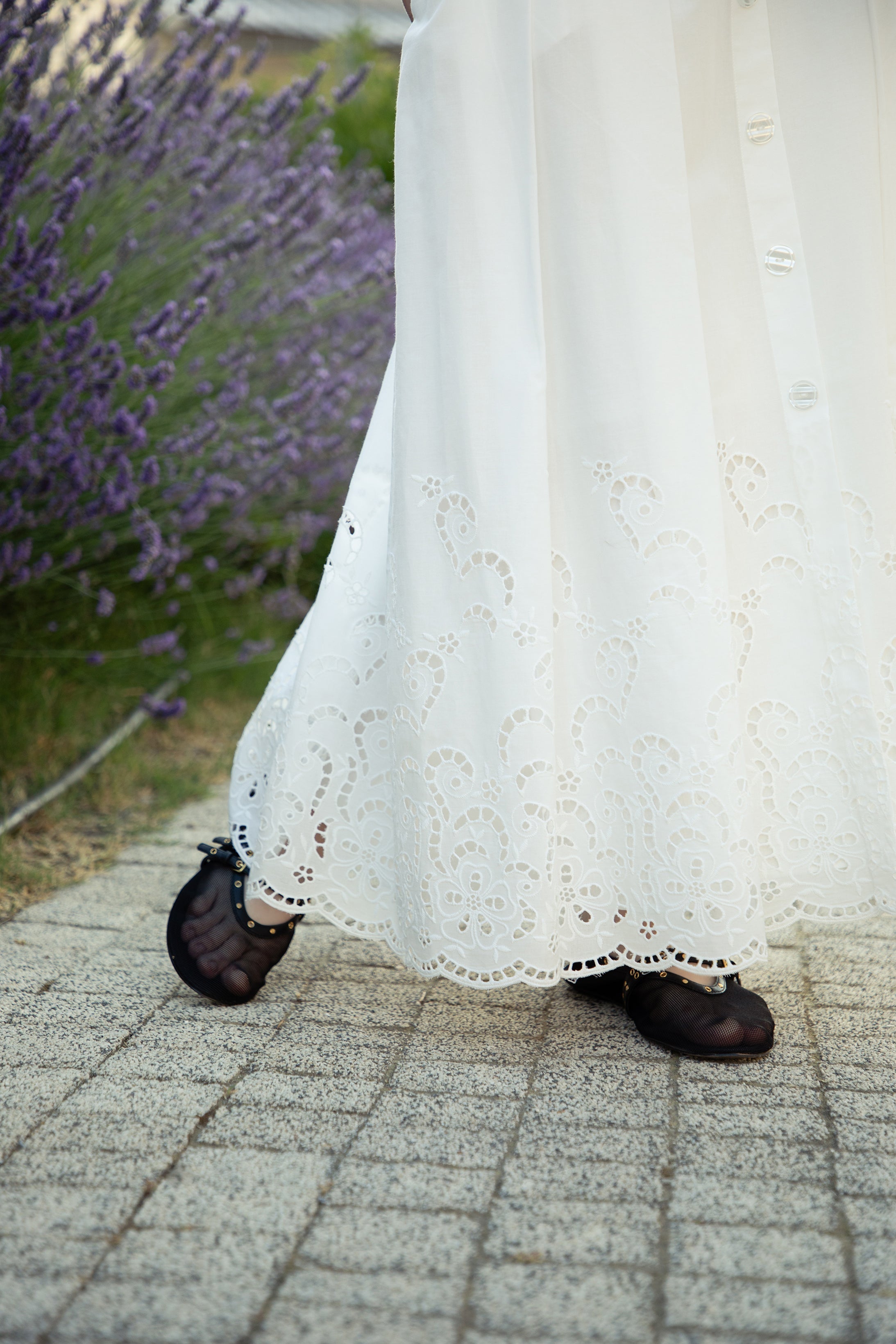 Giselle White Maxi Skirt