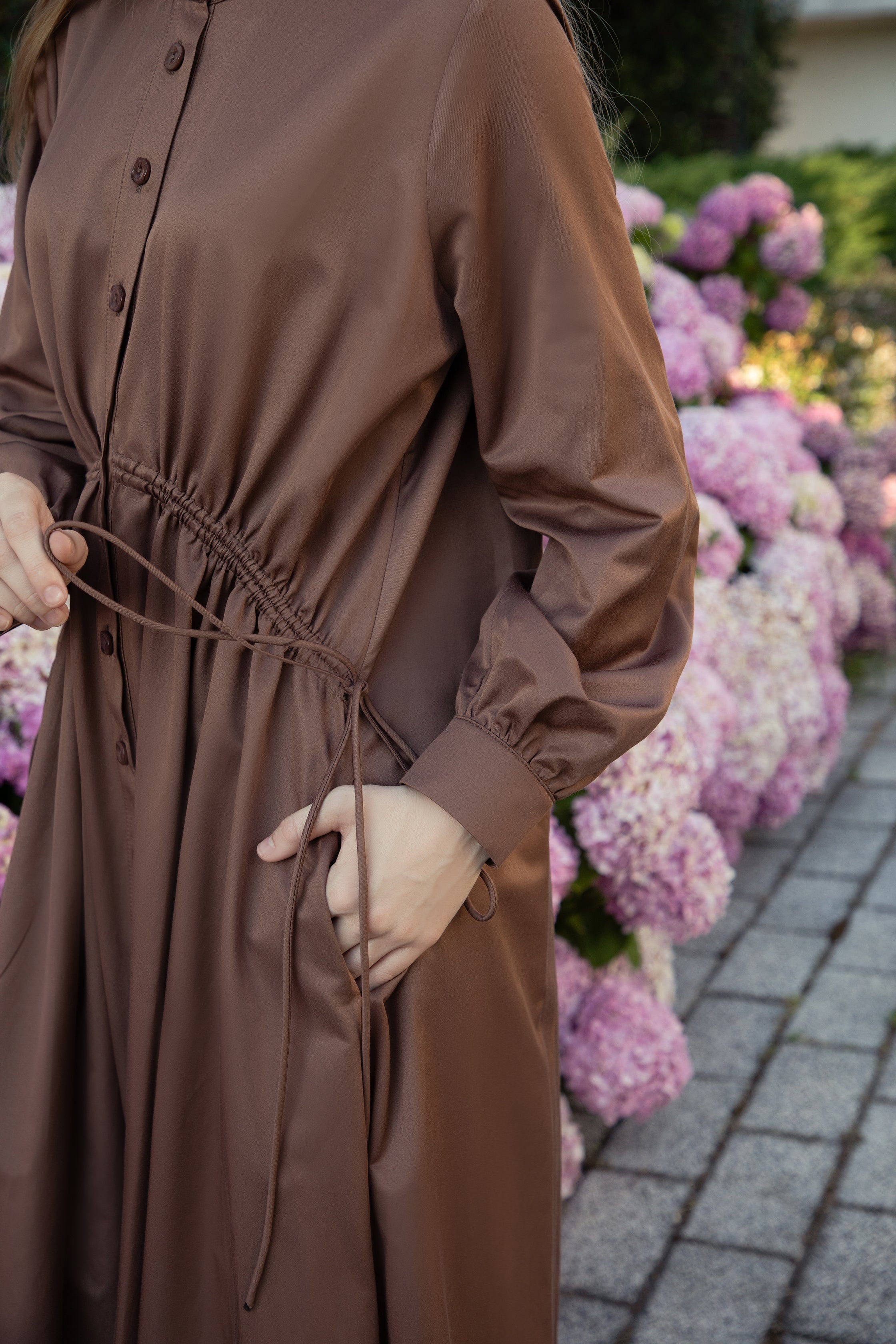Irisa Brown Maxi Dress