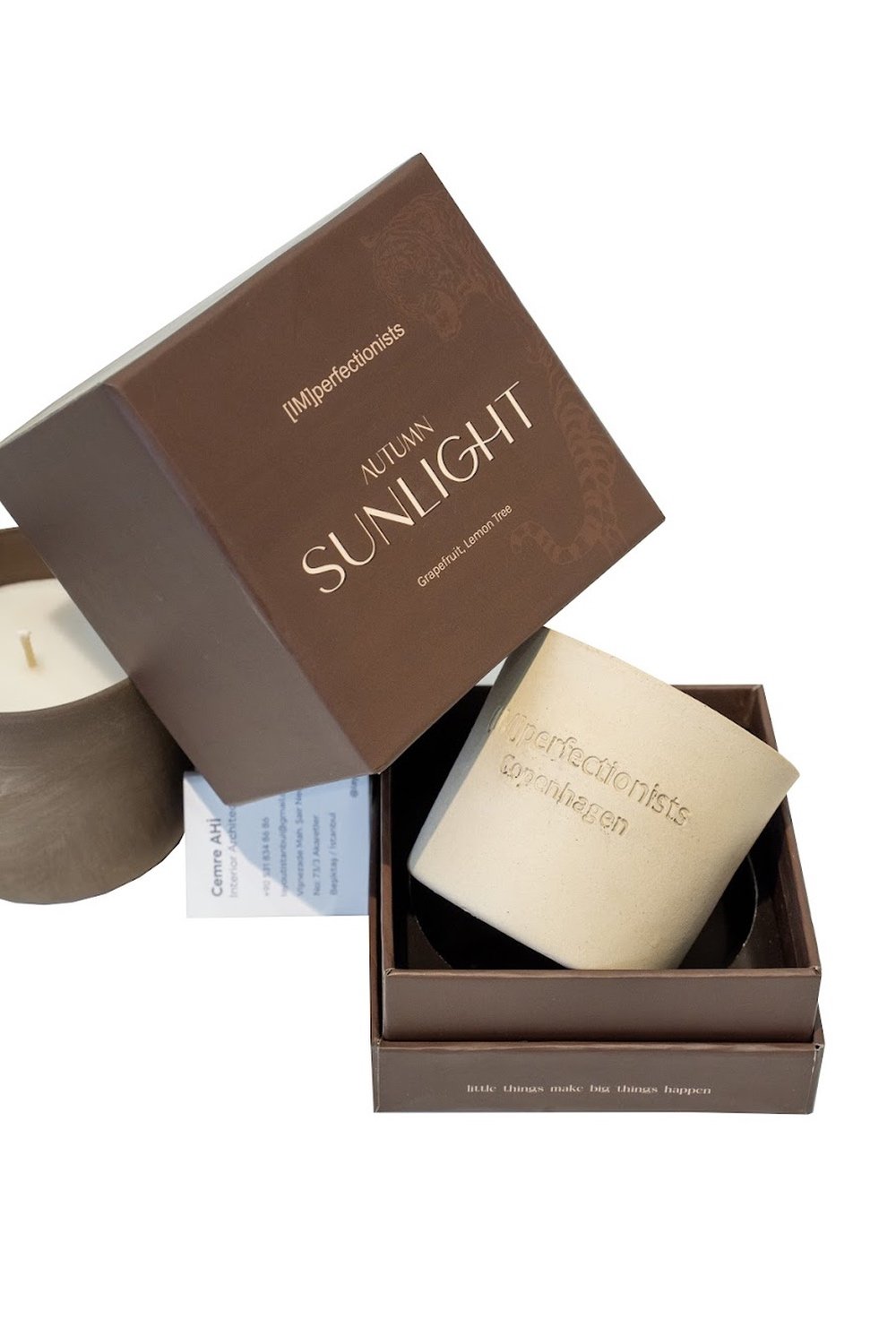 IMperfectionists-Kahverengi Seramik Kaplan Mum-Mum-5-Milagron.com