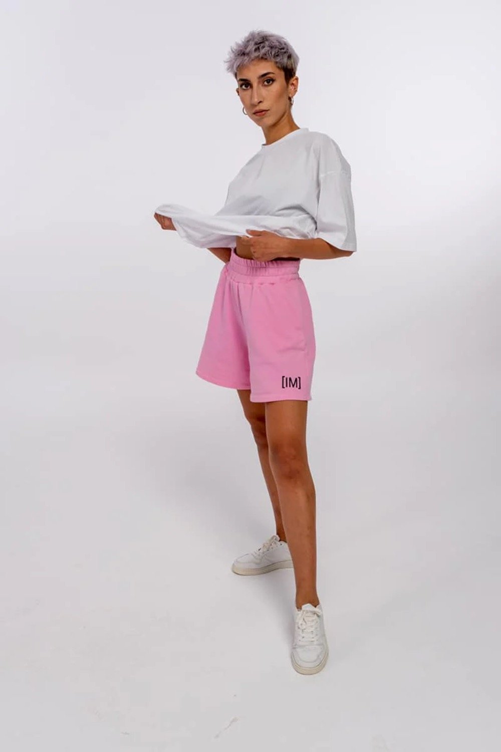 IMperfectionists-Roskilde Pembe Şort Kadın-T-Shirts-1-Milagron.com