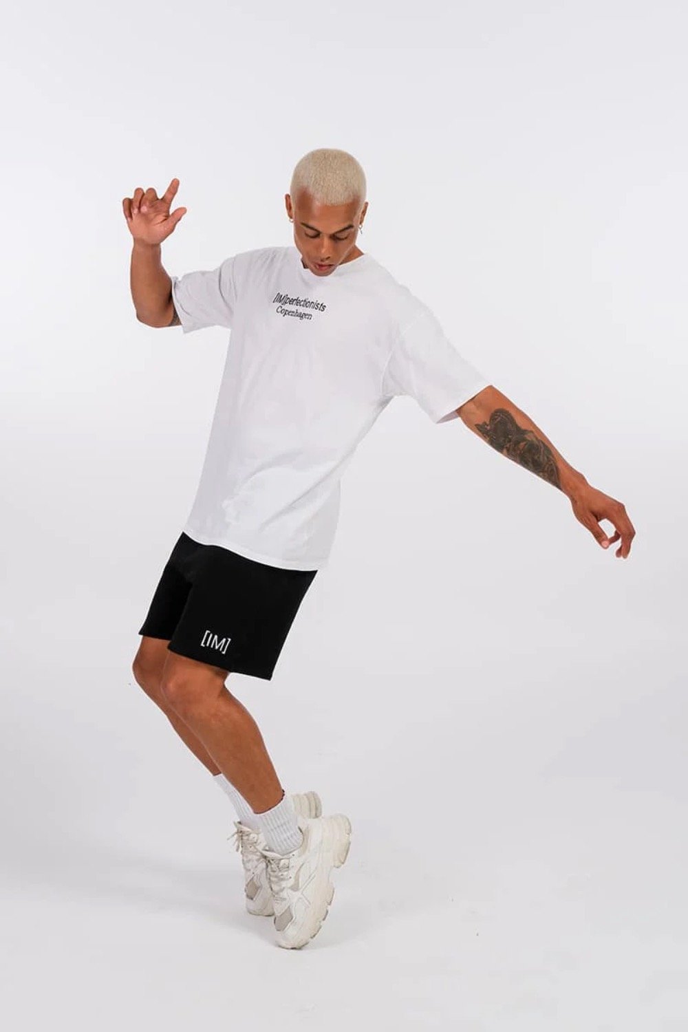 IMperfectionists-Roskilde Siyah Şort Erkek-T-Shirts-2-Milagron.com