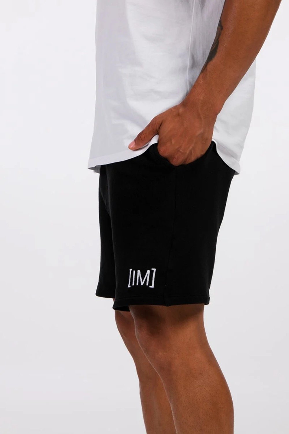 IMperfectionists-Roskilde Siyah Şort Erkek-T-Shirts-3-Milagron.com