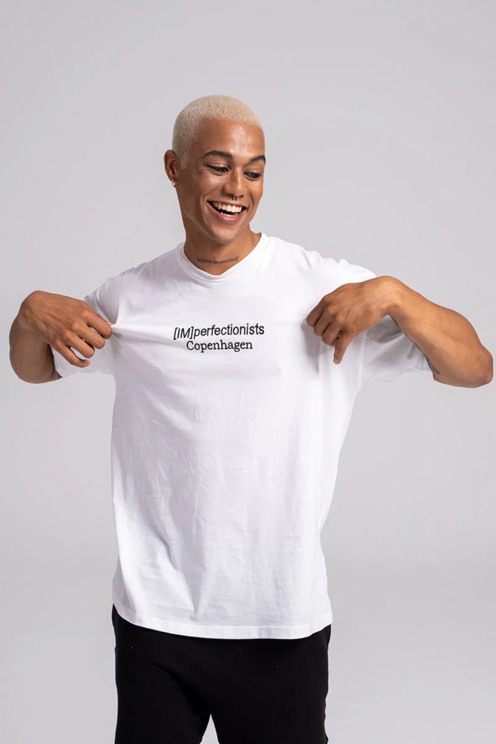 IMperfectionists-Tiger Beyaz Tshirt-T-Shirts-1-Milagron.com