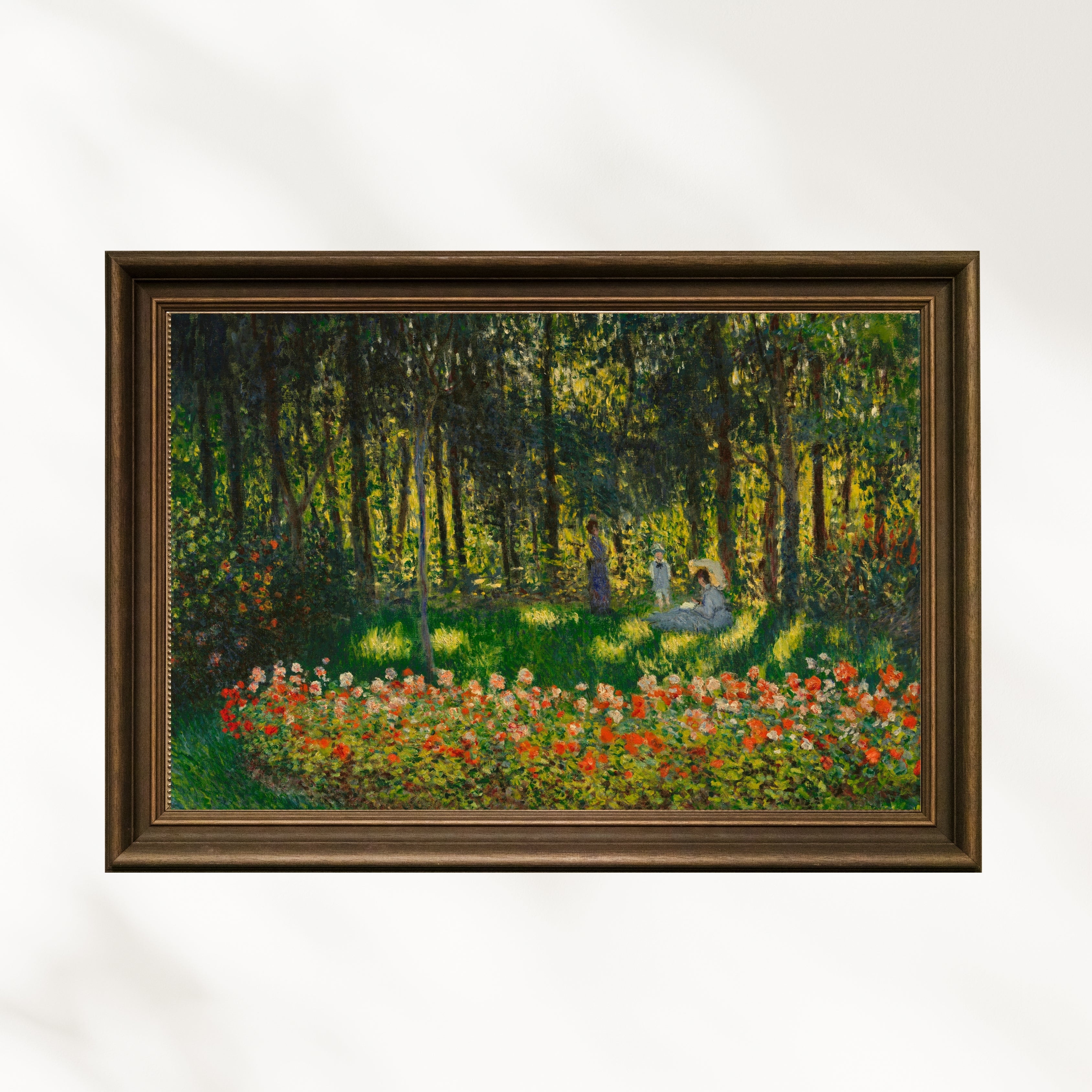 Claude Monet - Bahçede - Sanatçının Ailesi