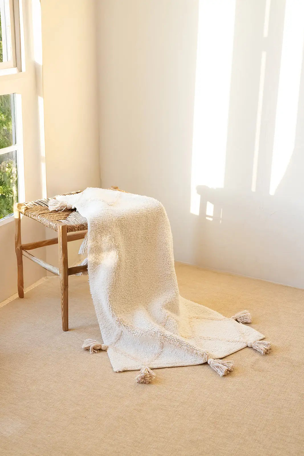 İRYA-Agnes Banyo Paspası Krem 70X110 Cm-Paspas-3-Milagron.com