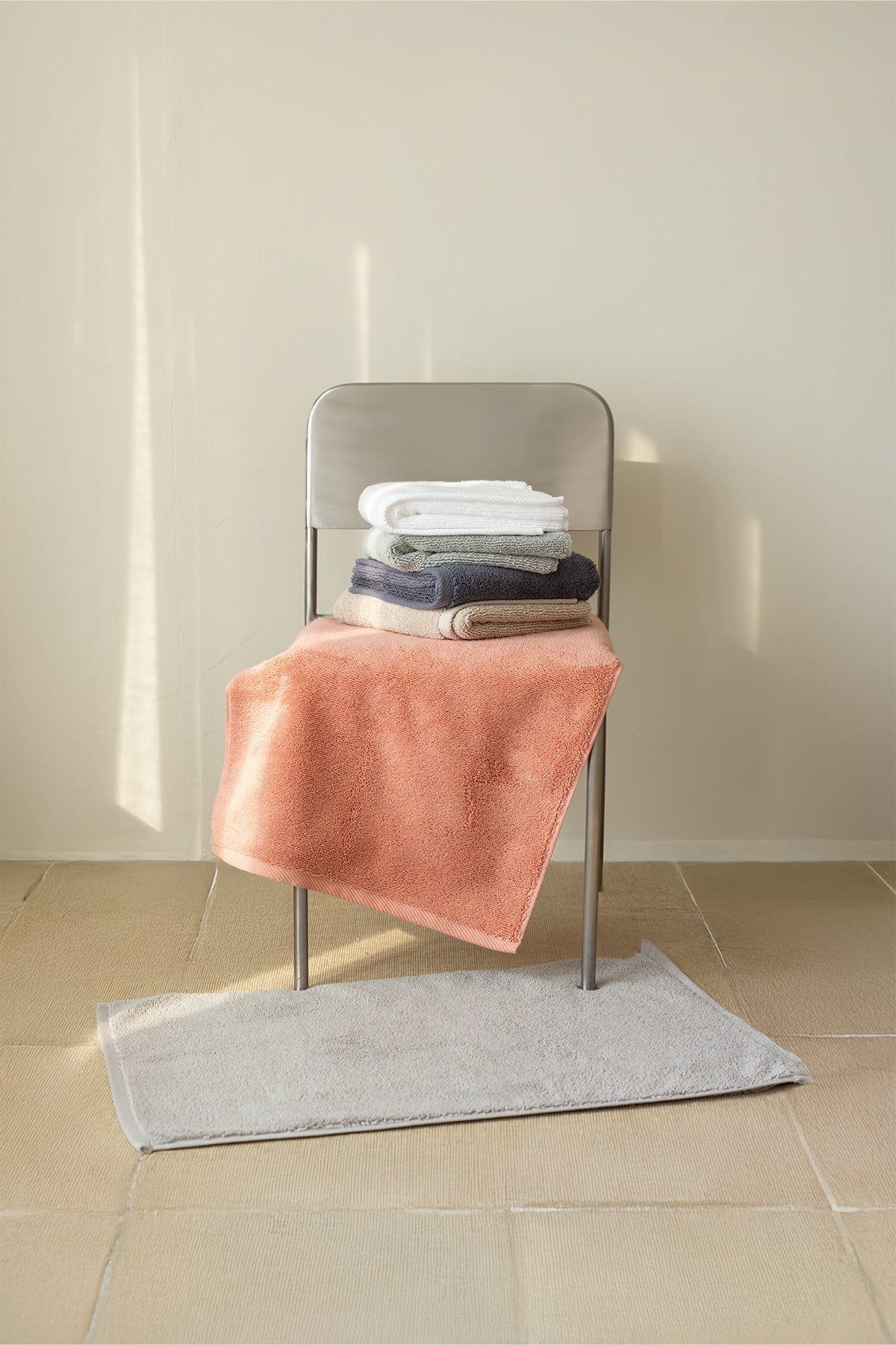 İRYA-Alba Tekli Havlu Banyo Paspası 50x80 Lacivert-Paspas-3-Milagron.com