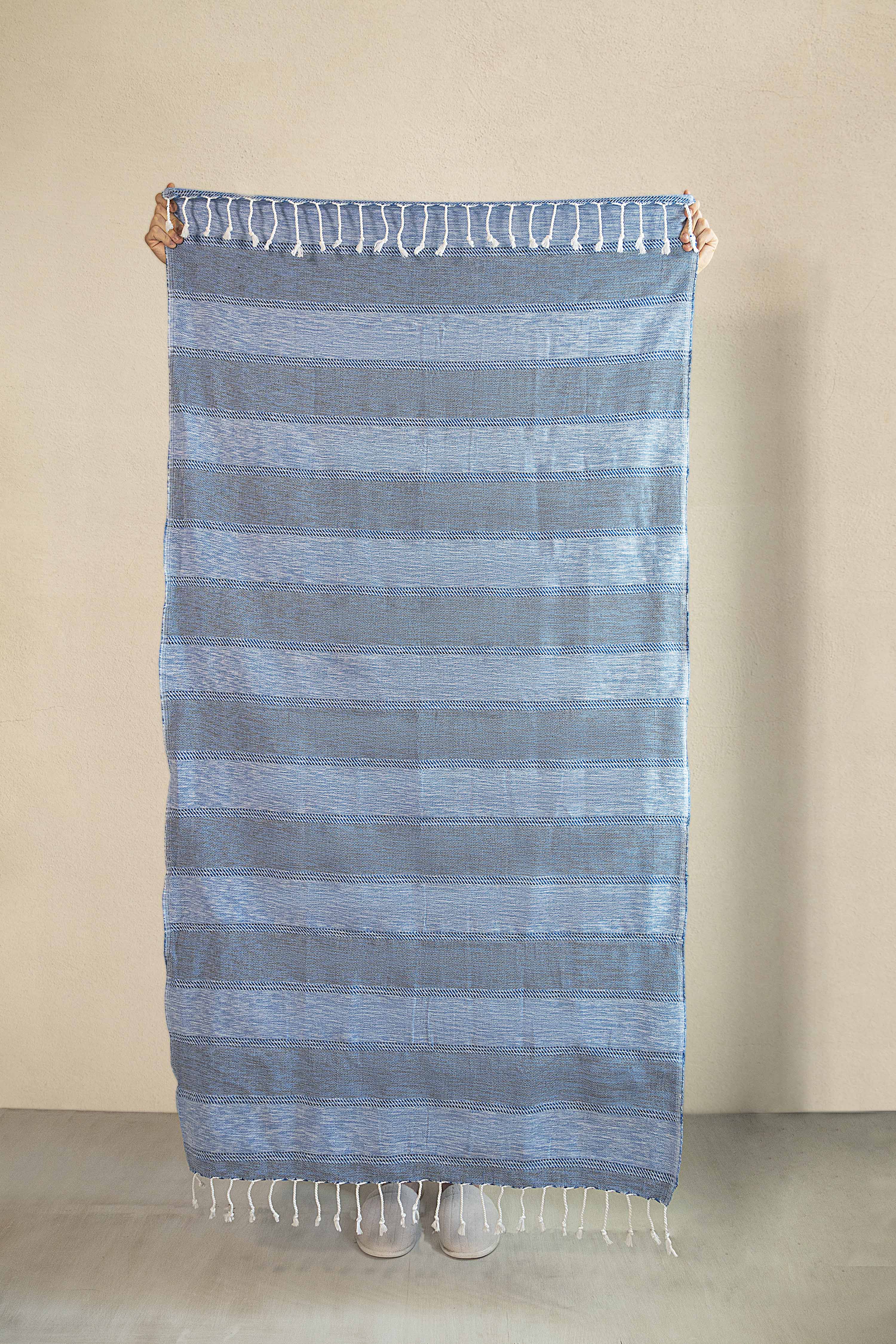 İRYA-Aleda Peştamal 90X170 Mavi-Havlu & Havlu Setleri-3-Milagron.com