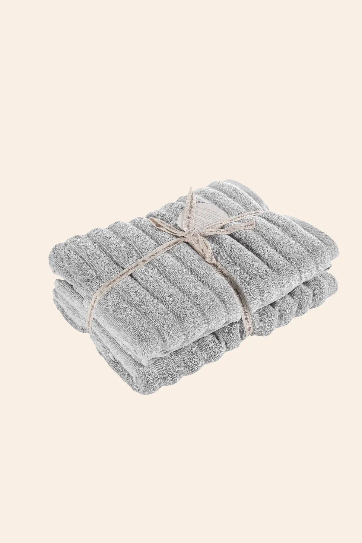 Arora %100 Pamuk Havlu Seti Ash Grey