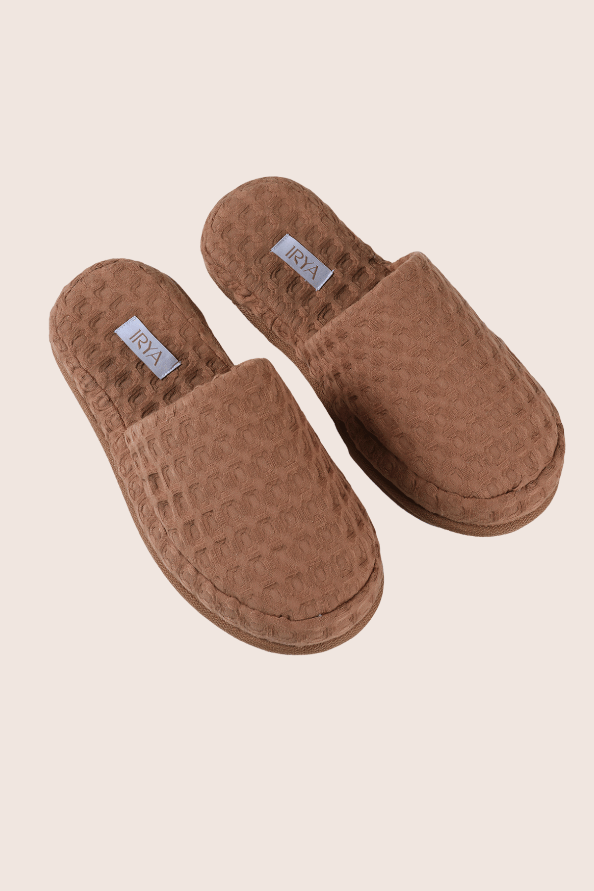 İRYA-Aura Waffle Kalın Tabanlı Terlik Kahve-Sandalet & Terlik-6-Milagron.com