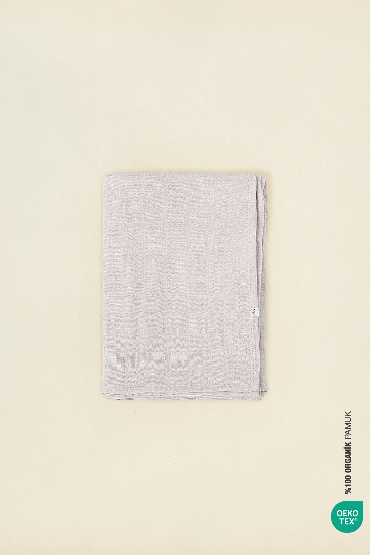 Irya-Bebe Marin çok Amaçlı Müslin örtü 120x120 Bej-Bebek Battaniyesi-2-Milagron.com