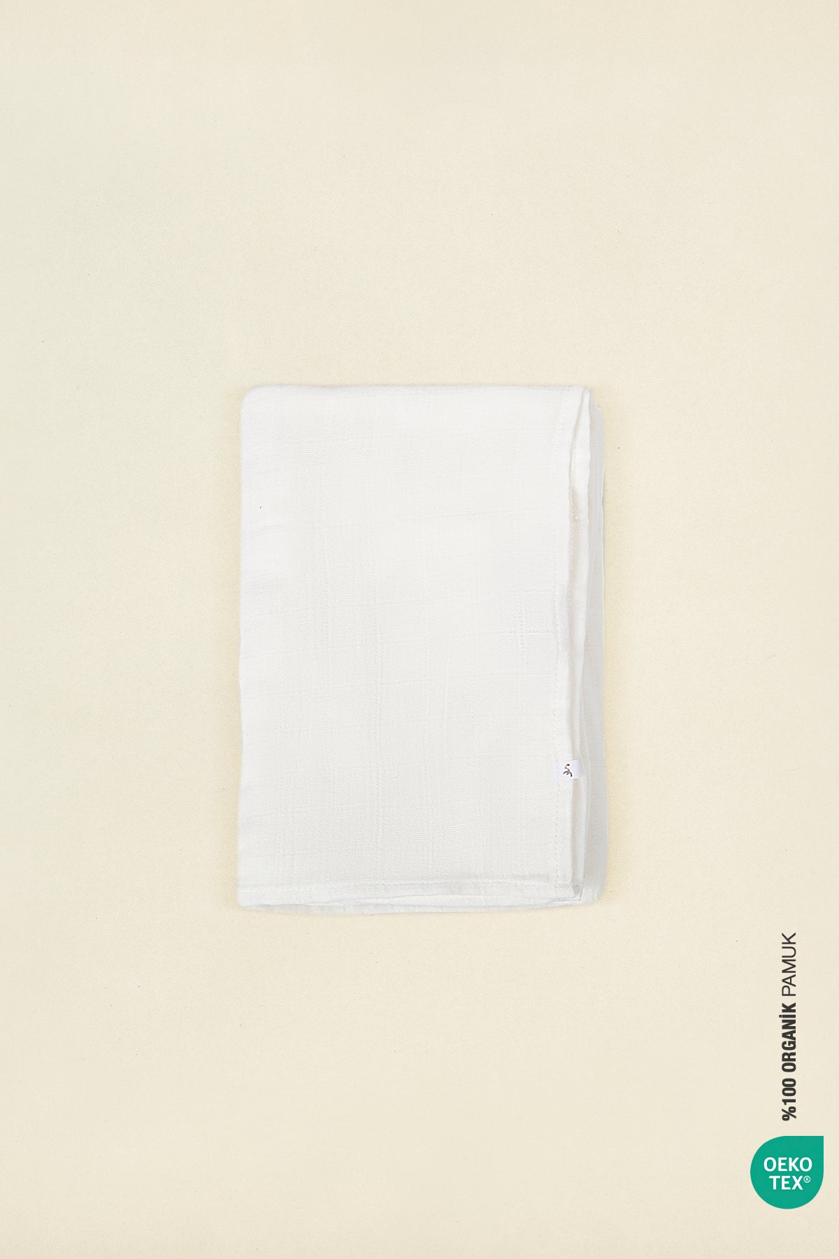 Irya-Bebe Marin çok Amaçlı Müslin örtü 120x120 Beyaz-Bebek Battaniyesi-2-Milagron.com
