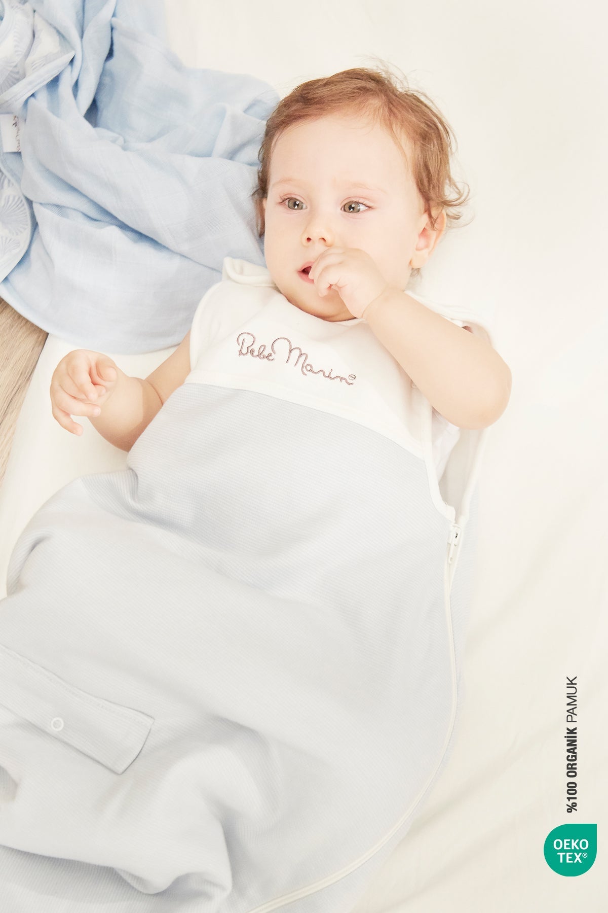 Irya-Bebe Marin Uyku Tulumu Mavi-Kundak-1-Milagron.com