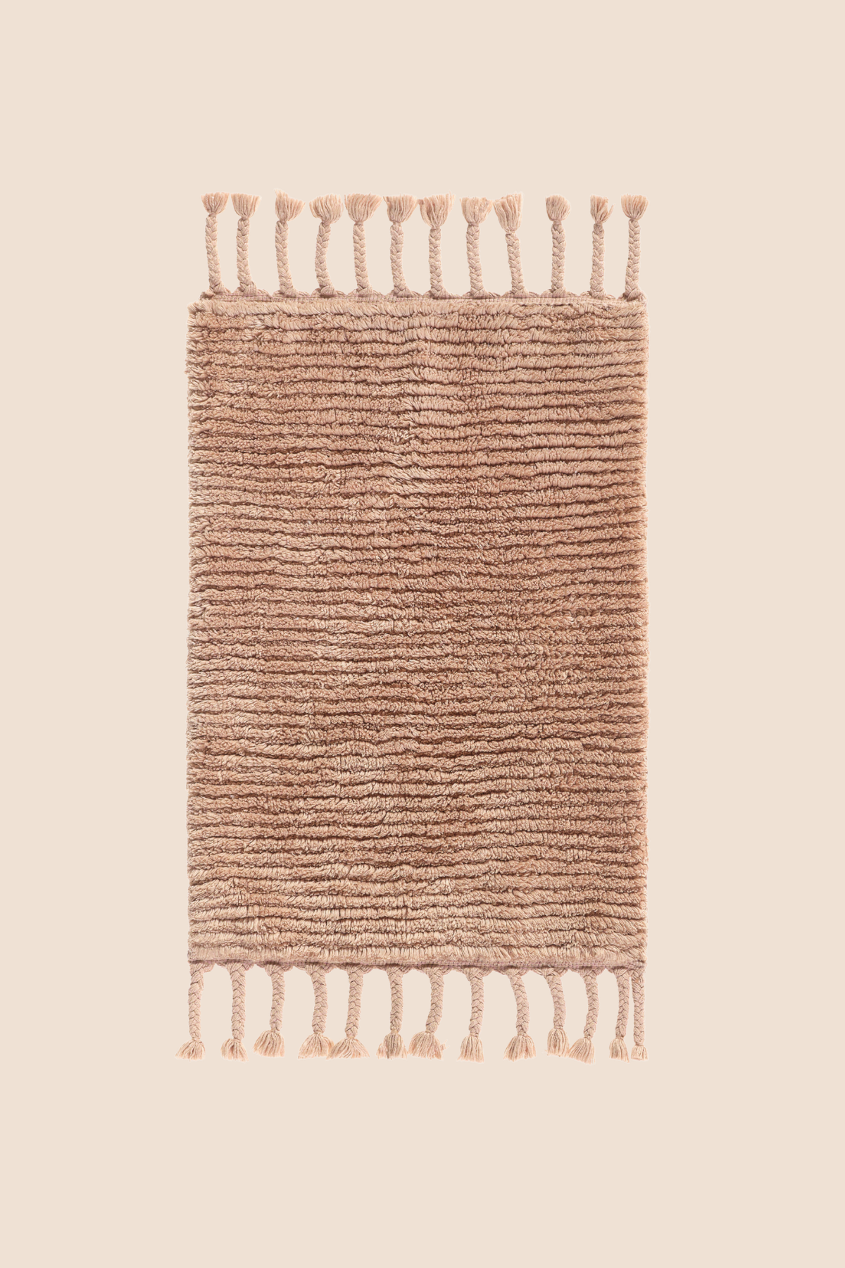 Belina Tekli Bambu Banyo Paspası 50X80 Cm Karamel