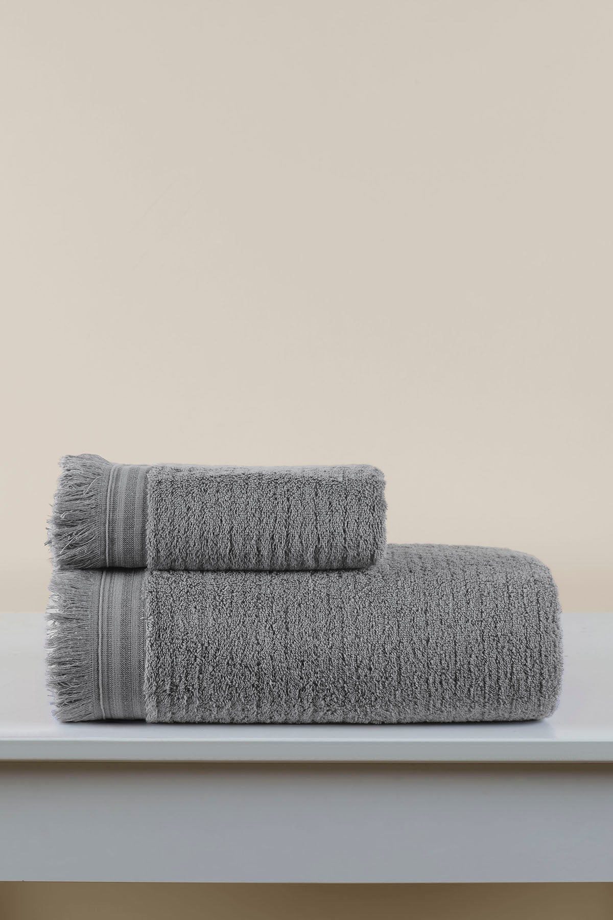 Irya-Bliss Setli Havlu Gri-Havlu-1-Milagron.com