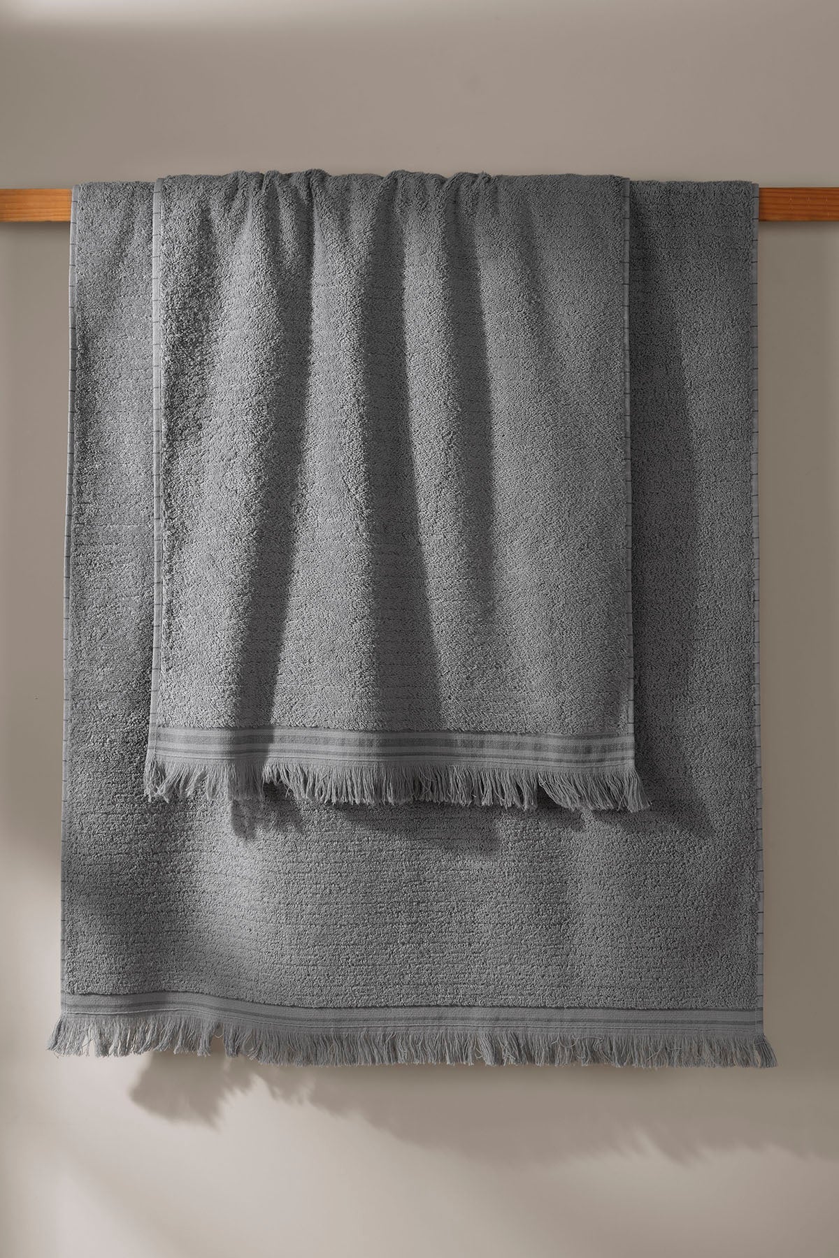 Irya-Bliss Setli Havlu Gri-Havlu-2-Milagron.com