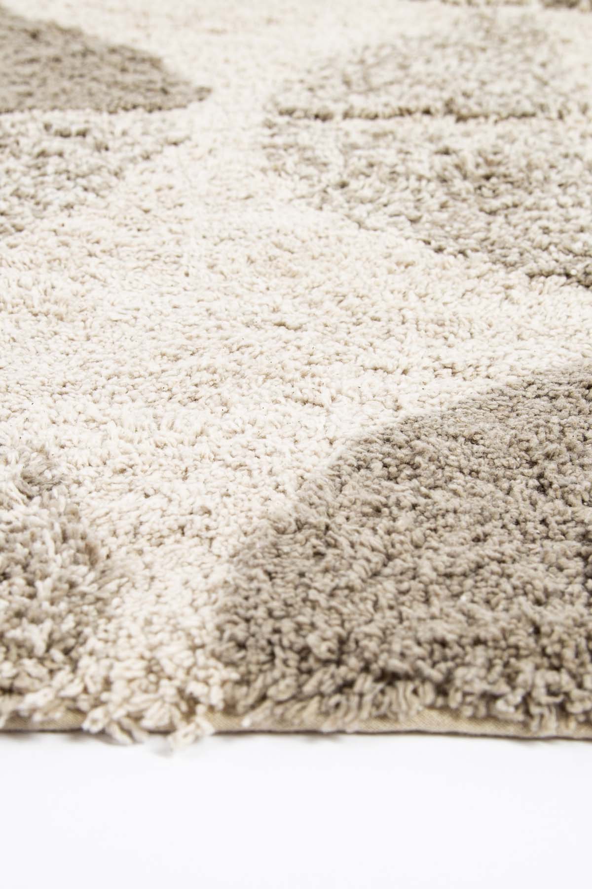 Irya-Brook Tekli Banyo Paspası %100 Pamuk 70x110 Bej-Banyo Paspası-3-Milagron.com