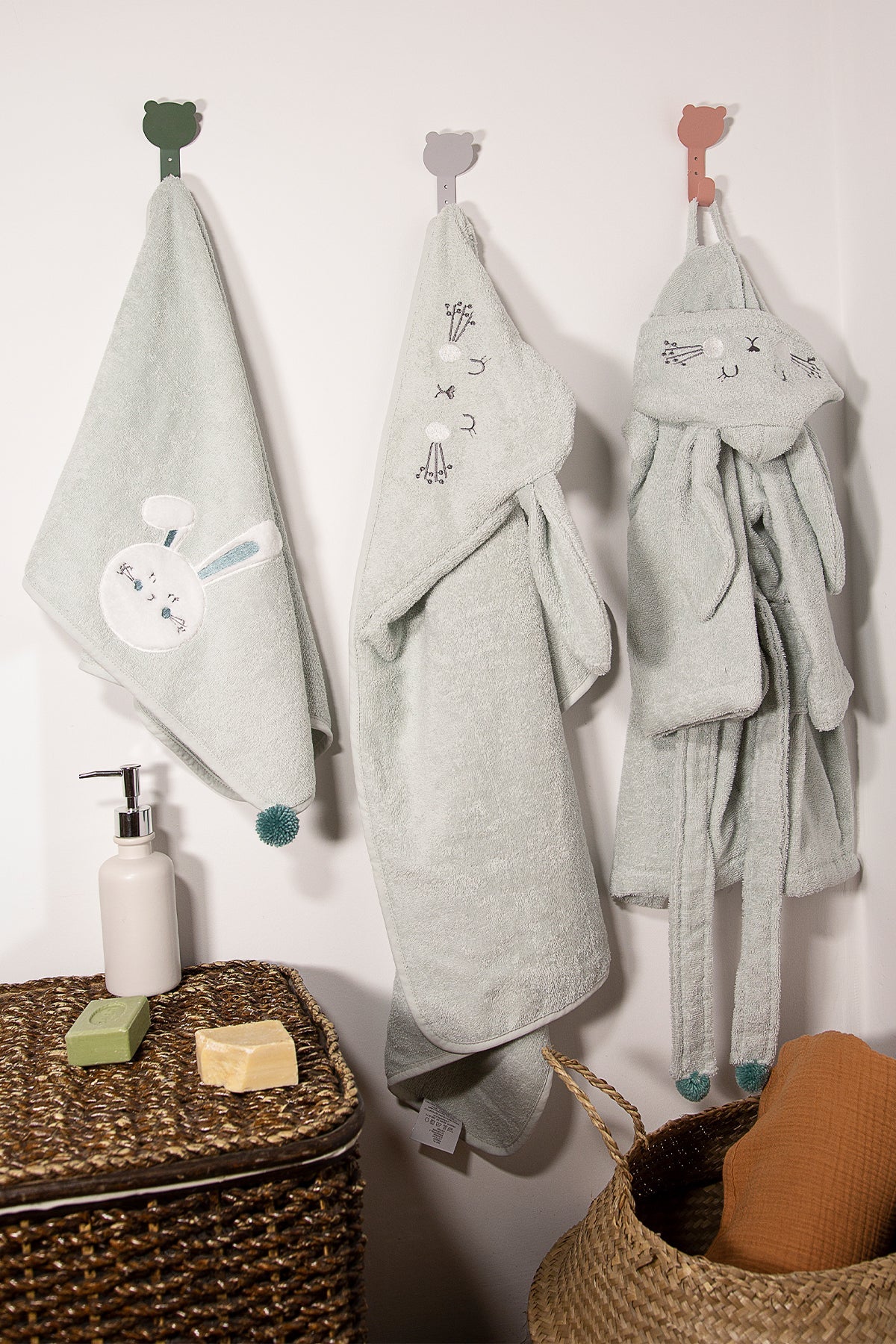 Irya-Bunny Havlu 50x75-Bebek Havlusu-5-Milagron.com