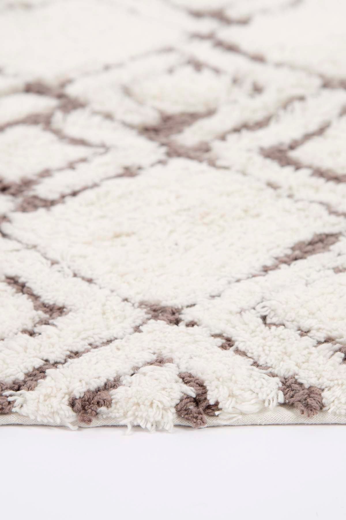 Irya-Cava 2’li Takım Banyo Paspası %100 Pamuk 40x60 + 60x90 Kahverengi-Banyo Paspası-9-Milagron.com