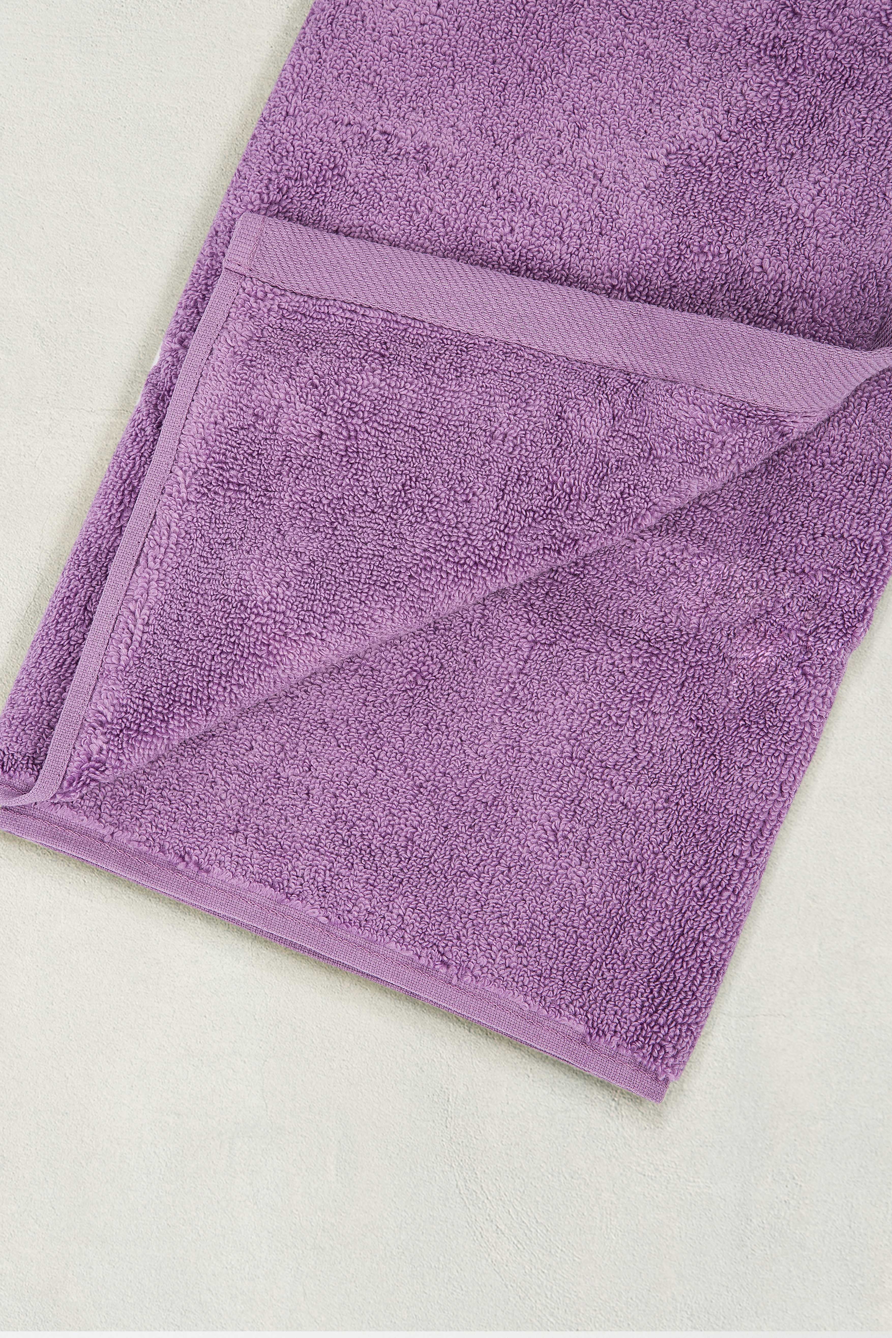 İRYA-Colet Banyo Havlusu 90X150 Cm Lila-Havlu & Havlu Setleri-2-Milagron.com