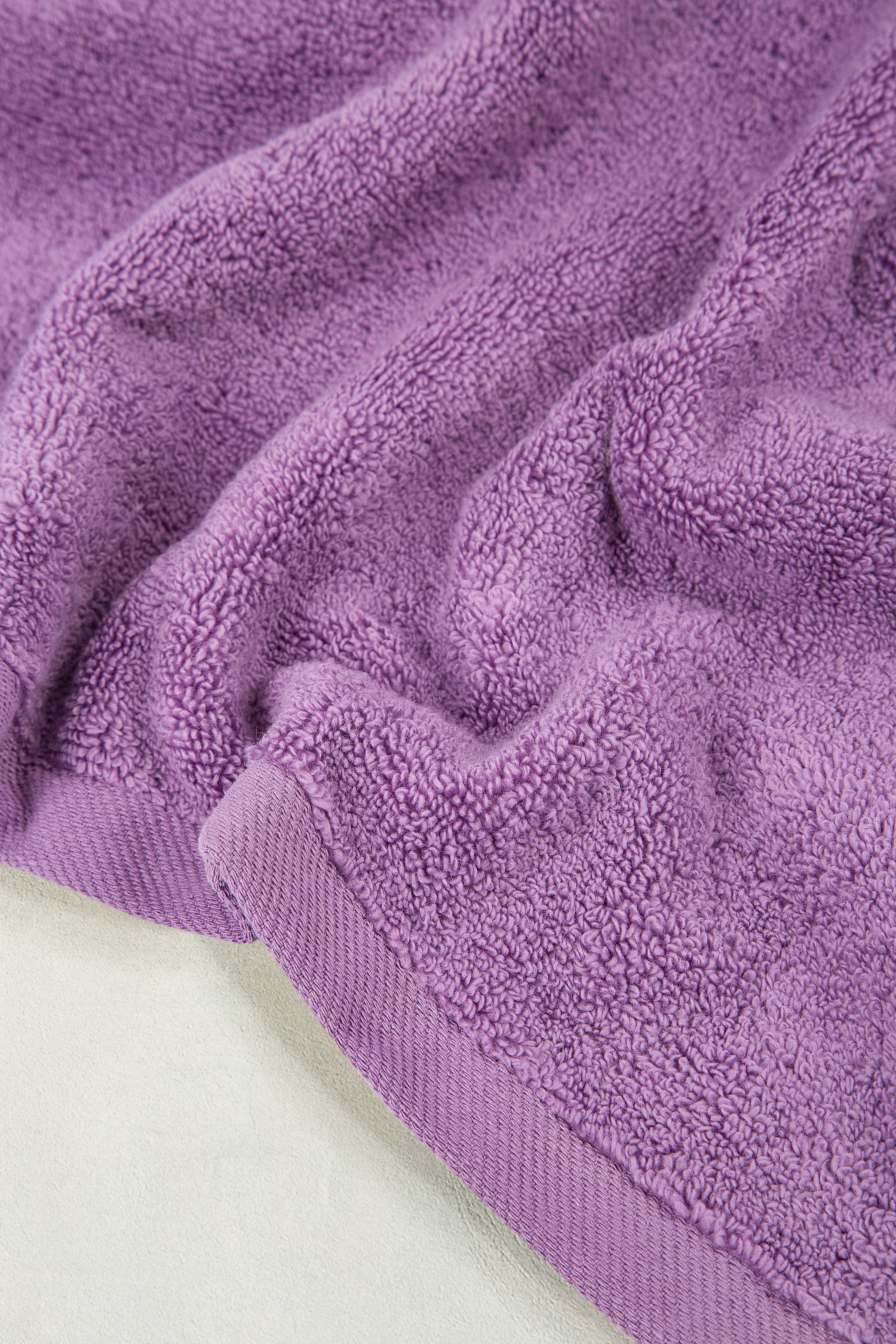 İRYA-Colet Yüz Havlusu 50X90 Cm Lila-Havlu & Havlu Setleri-4-Milagron.com