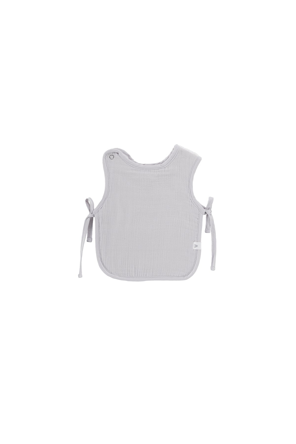 Irya-Colors Of Joy 2'li Organik Pamuk Müslin Bebek önlük Seti Gri-Bebek Önlüğü-7-Milagron.com