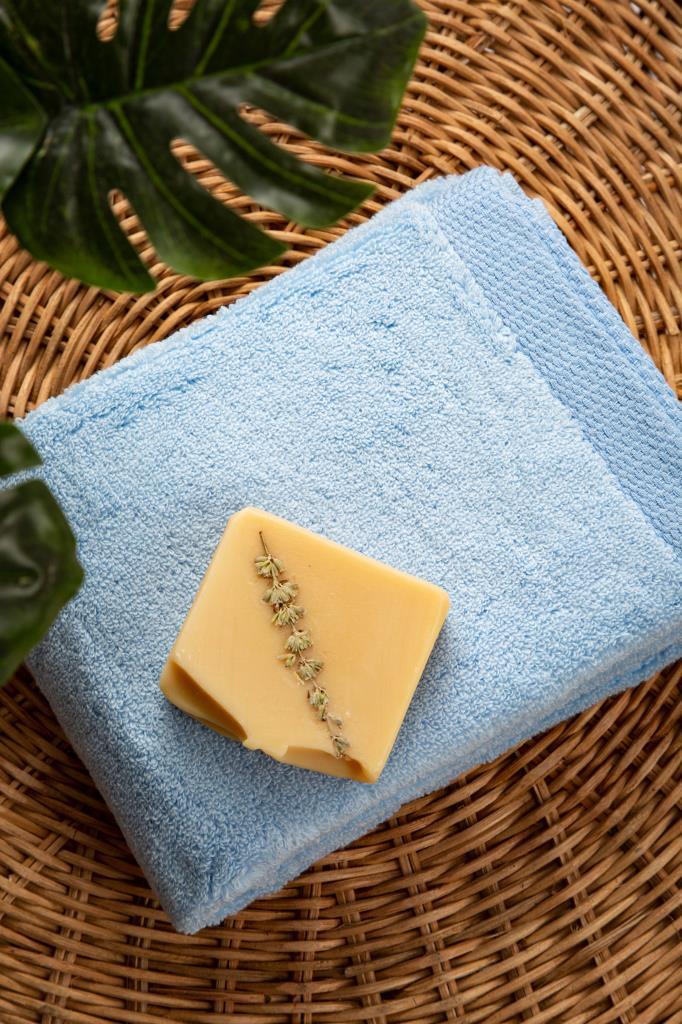 Irya-Comfort Banyo Havlusu 70x130 Cm Mavi-Havlu-3-Milagron.com