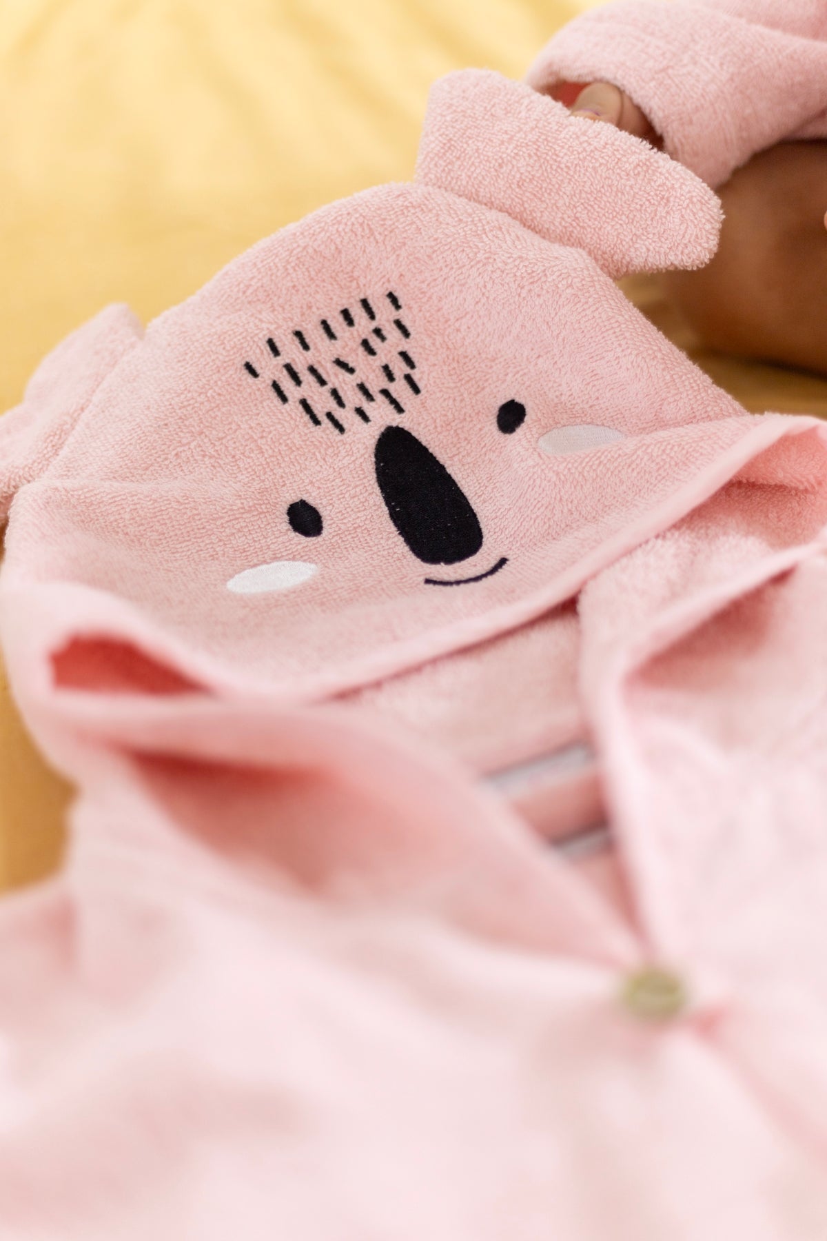 İRYA-Cutie Çift Taraflı Çocuk Panço Pembe-Panço-2-Milagron.com