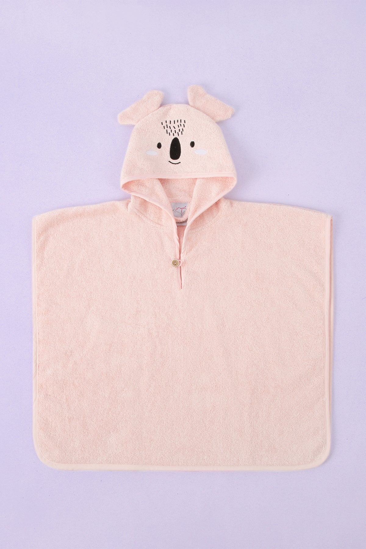 İRYA-Cutie Çift Taraflı Çocuk Panço Pembe-Panço-3-Milagron.com