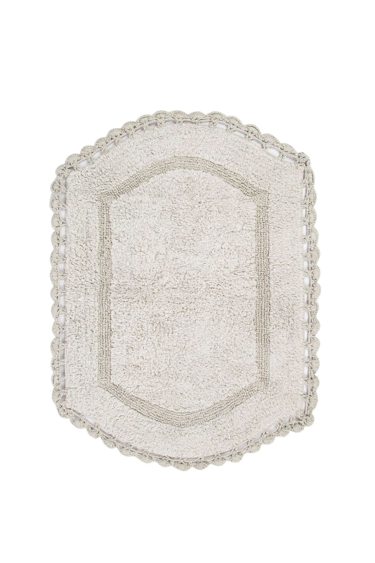 Irya-Dale 2’li Takım Banyo Paspası %100 Pamuk 40x60 + 60x90 Gri-Banyo Paspası-7-Milagron.com