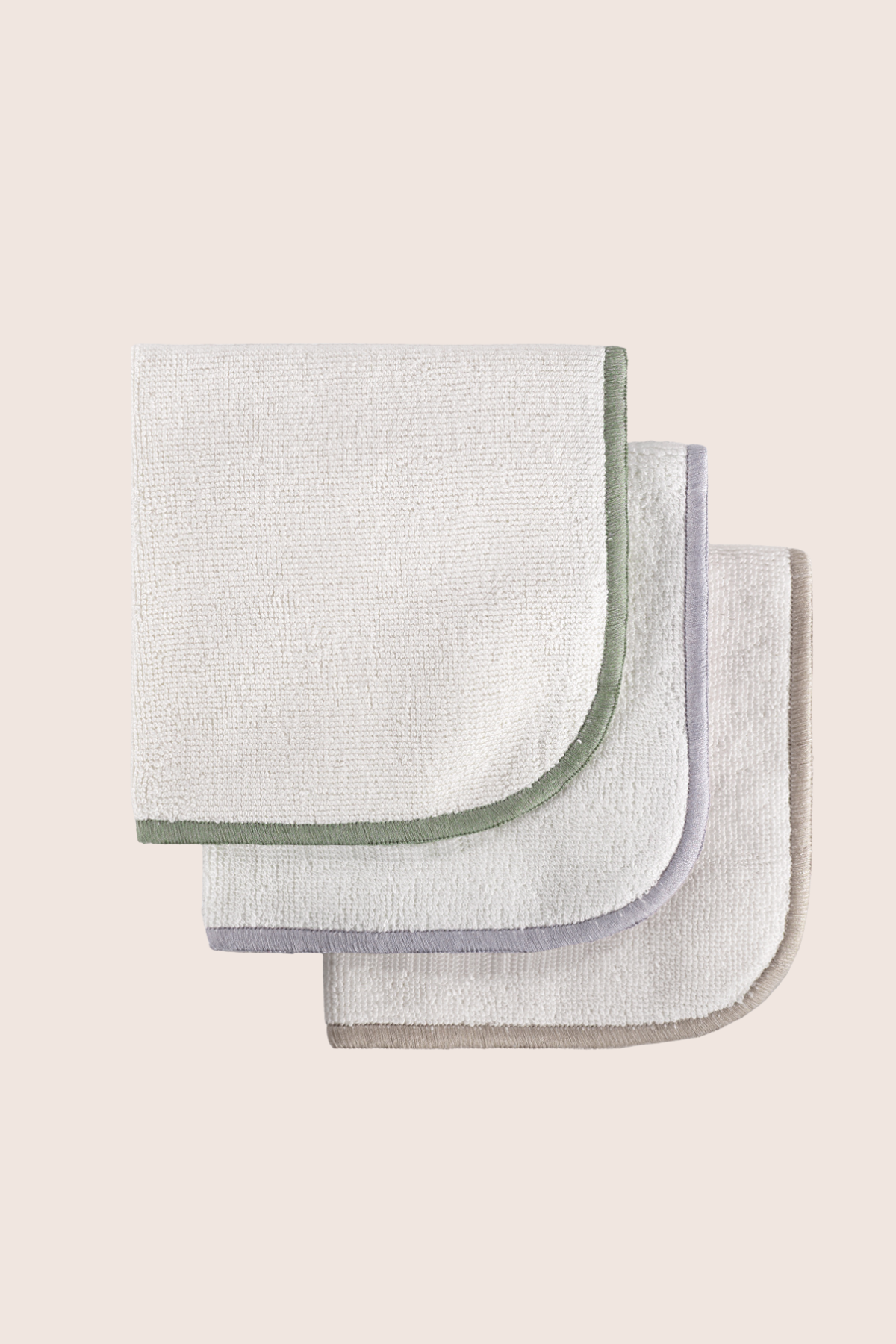 İRYA-Dolce Bambu 3'Lü 30X30 El Havlusu Çok Renkli-Havlu & Havlu Setleri-3-Milagron.com