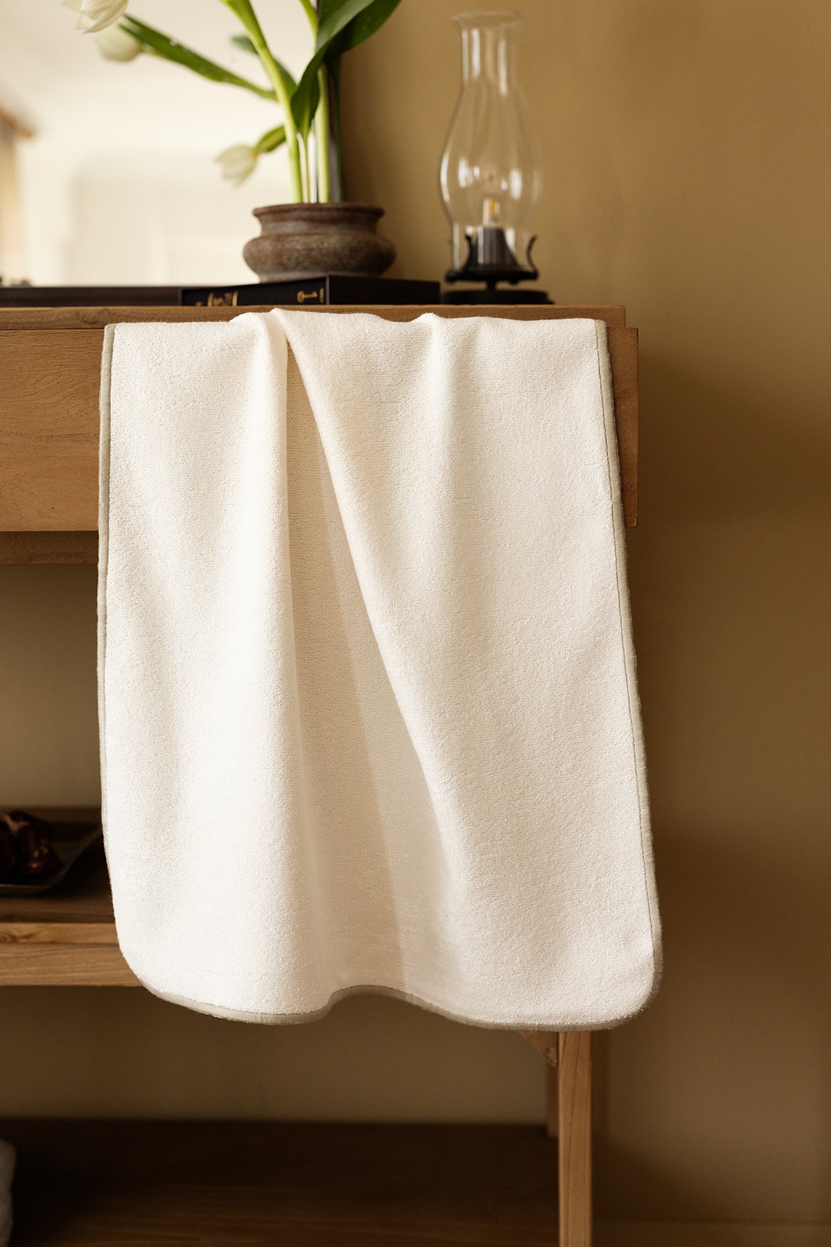 İRYA-Dolce Bambu El Havlusu 50X100 Cm Bej-Havlu & Havlu Setleri-1-Milagron.com