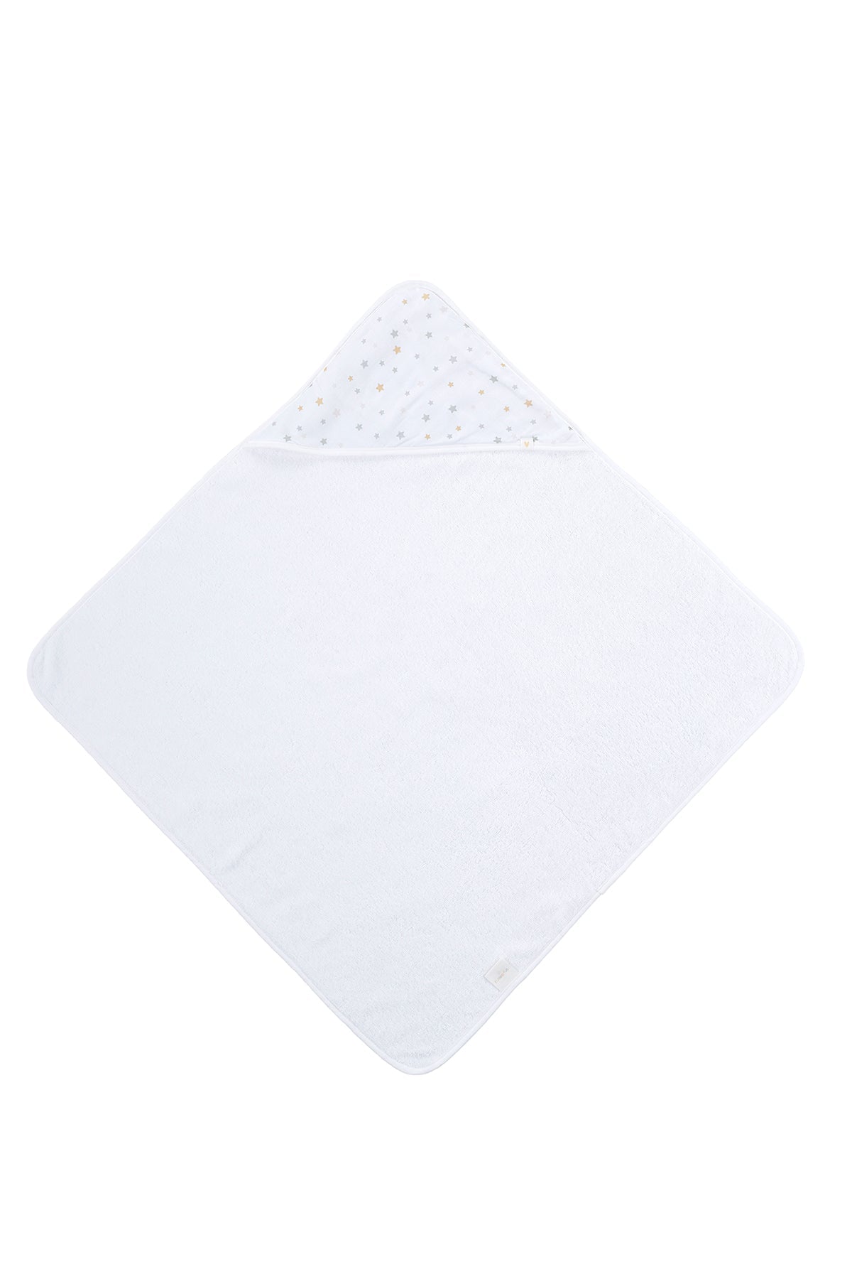 İRYA-Dreamer Organik Pamuk Müslin Bebek Kundak Beyaz 75X75-Kundak-2-Milagron.com