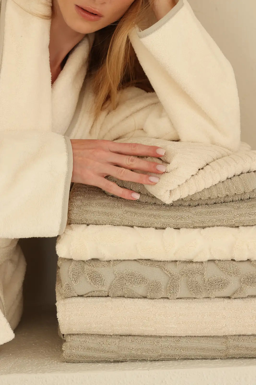 İRYA-Earth Banyo Havlusu 70X140Cm Yeşil-Havlu & Havlu Setleri-2-Milagron.com