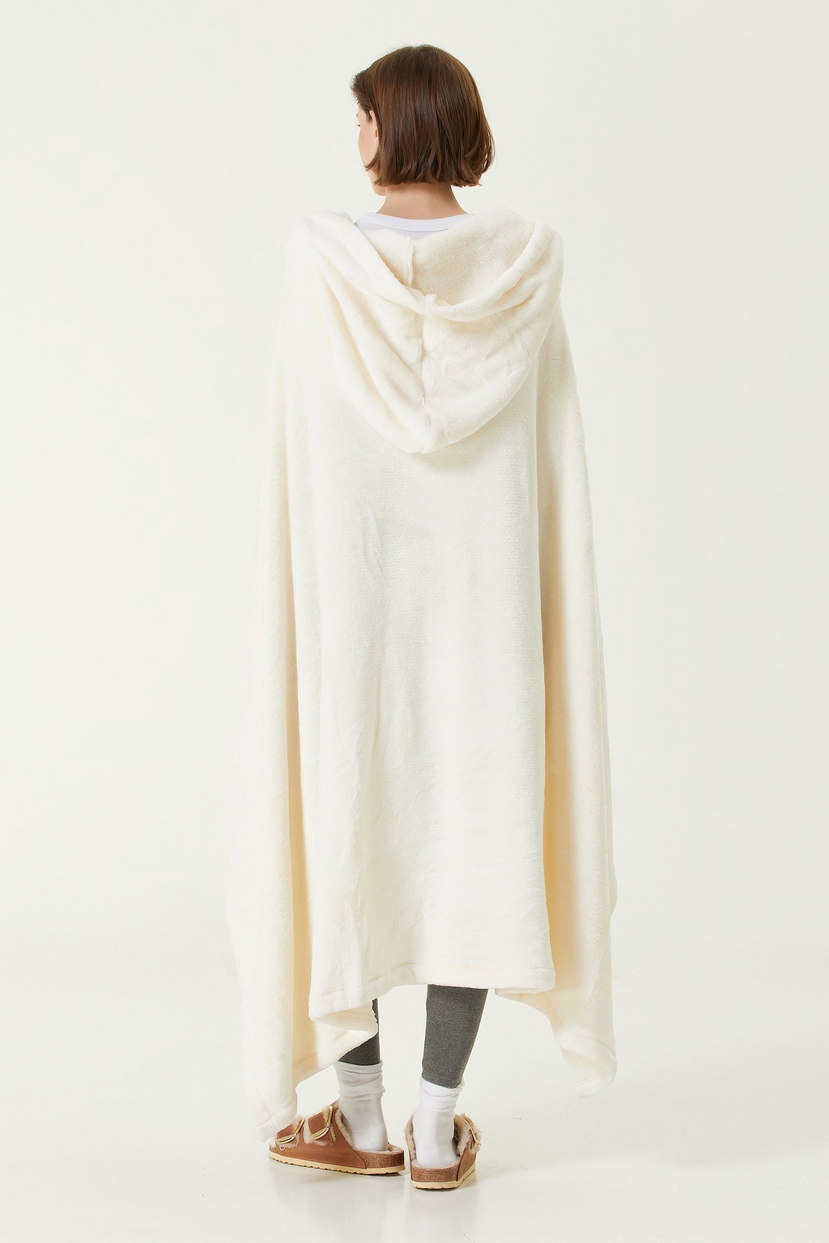 Irya-Es Parla Hope Giyilebilir Battaniye Ekru-Giyilebilir Battaniye-5-Milagron.com