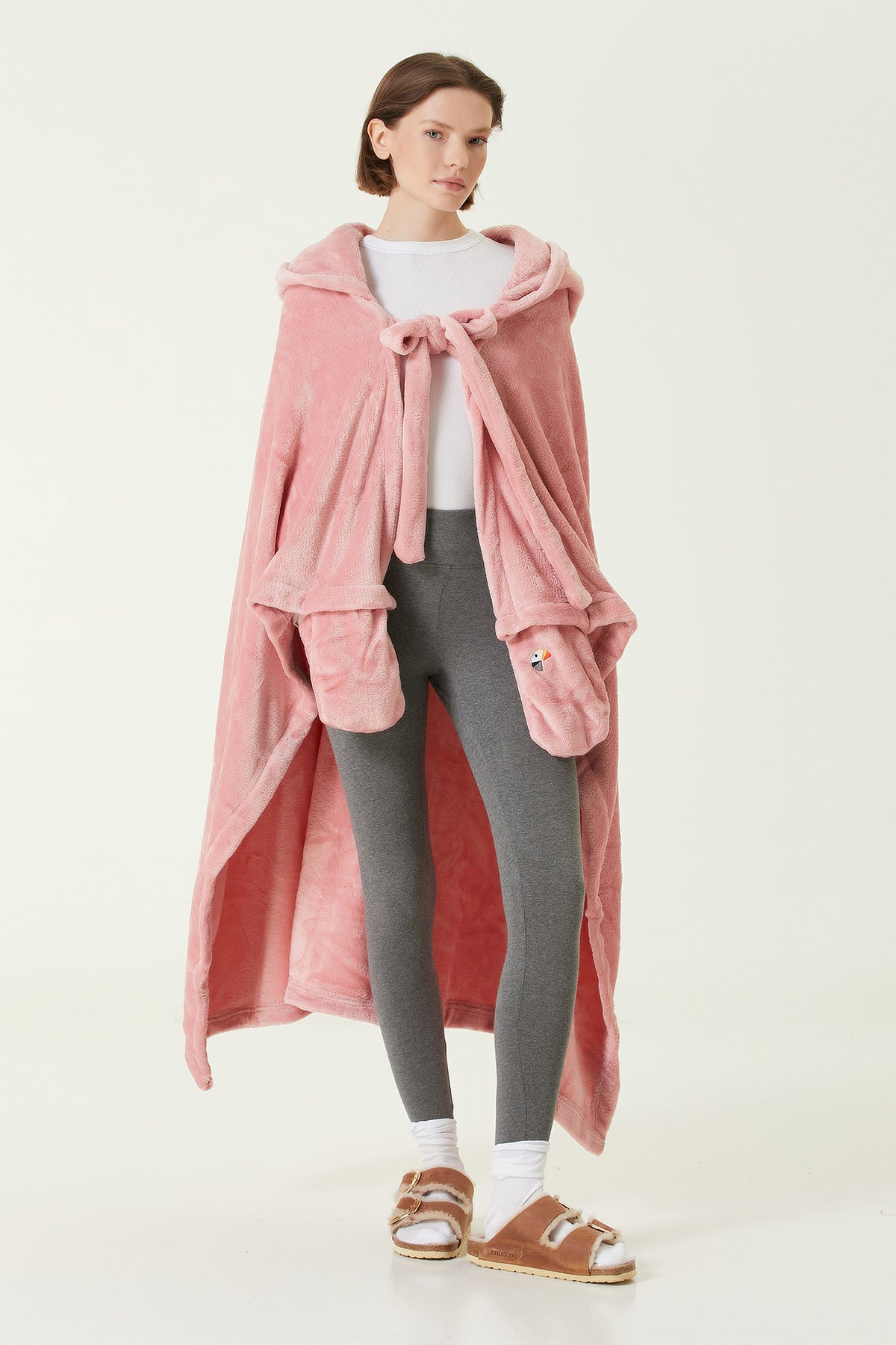 Irya-Es Parla Hope Giyilebilir Battaniye Pembe-Giyilebilir Battaniye-1-Milagron.com