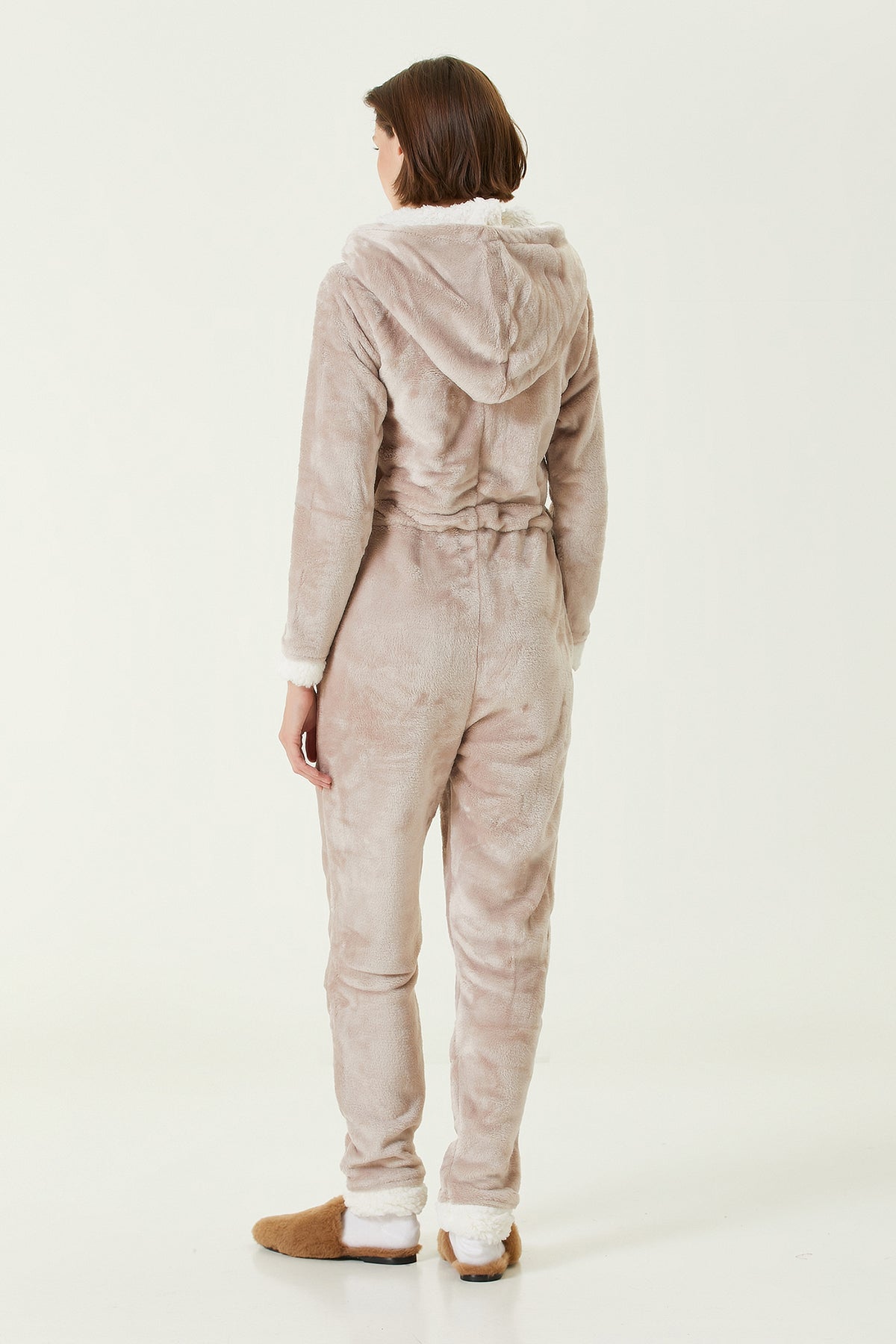 Irya-Es Parla Lole Tulum Bej-Giyilebilir Battaniye-5-Milagron.com