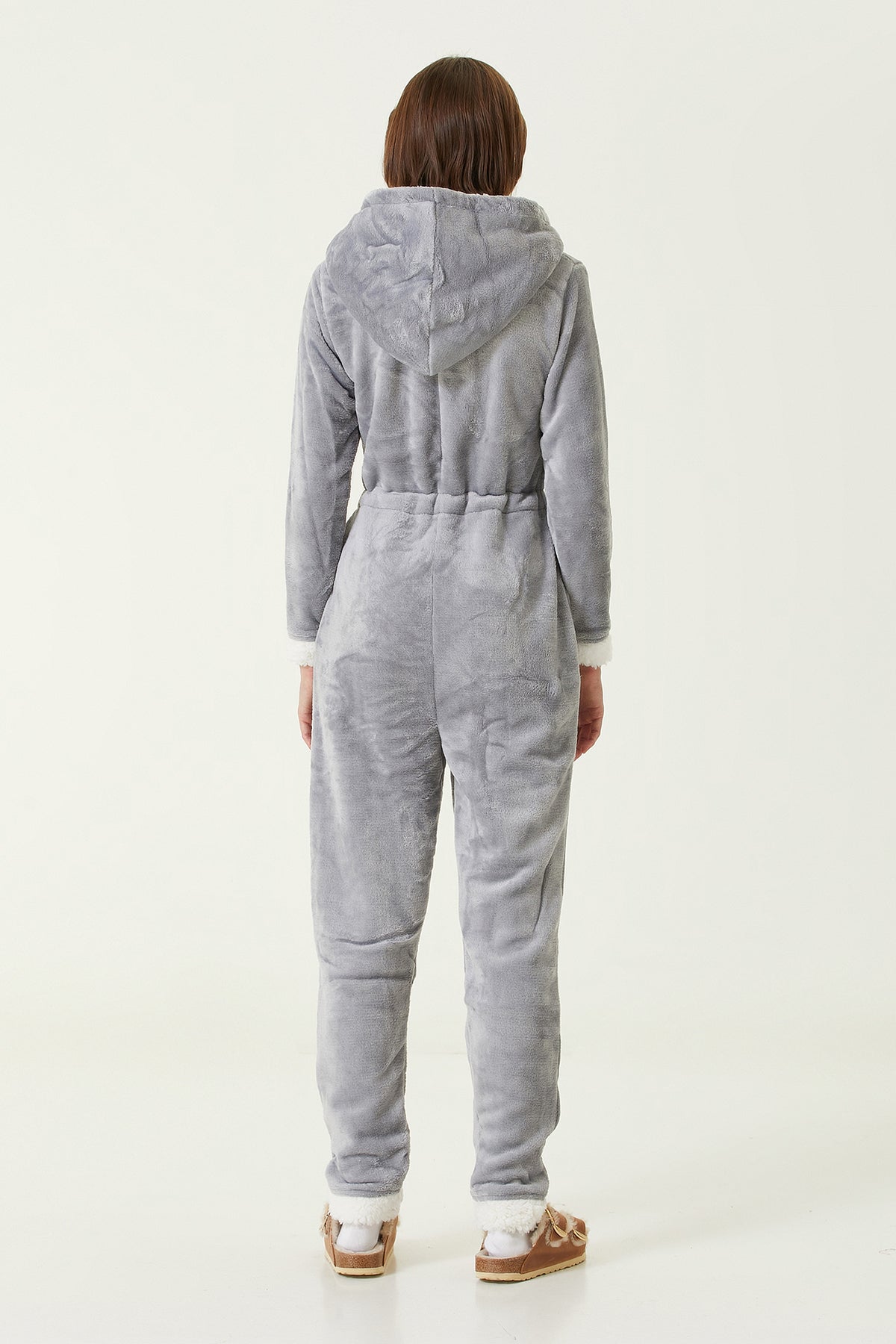 Irya-Es Parla Lole Tulum Gri-Giyilebilir Battaniye-5-Milagron.com