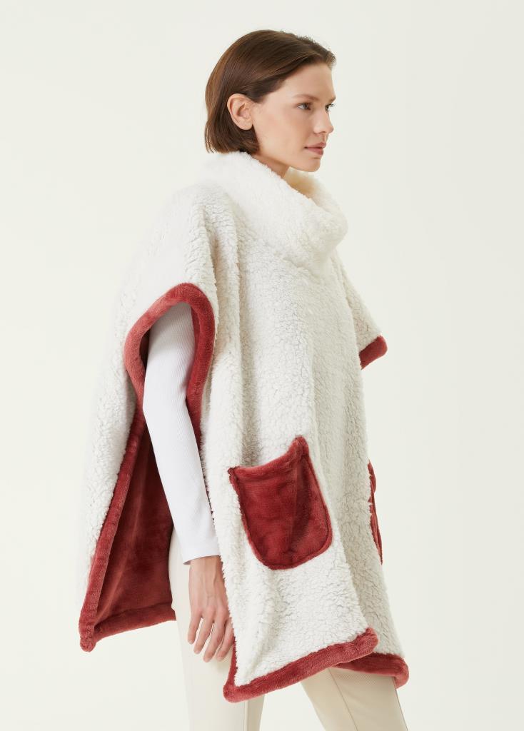 Irya-Es Parla Sierra Panço Kiremit Oversize-Giyilebilir Battaniye-3-Milagron.com