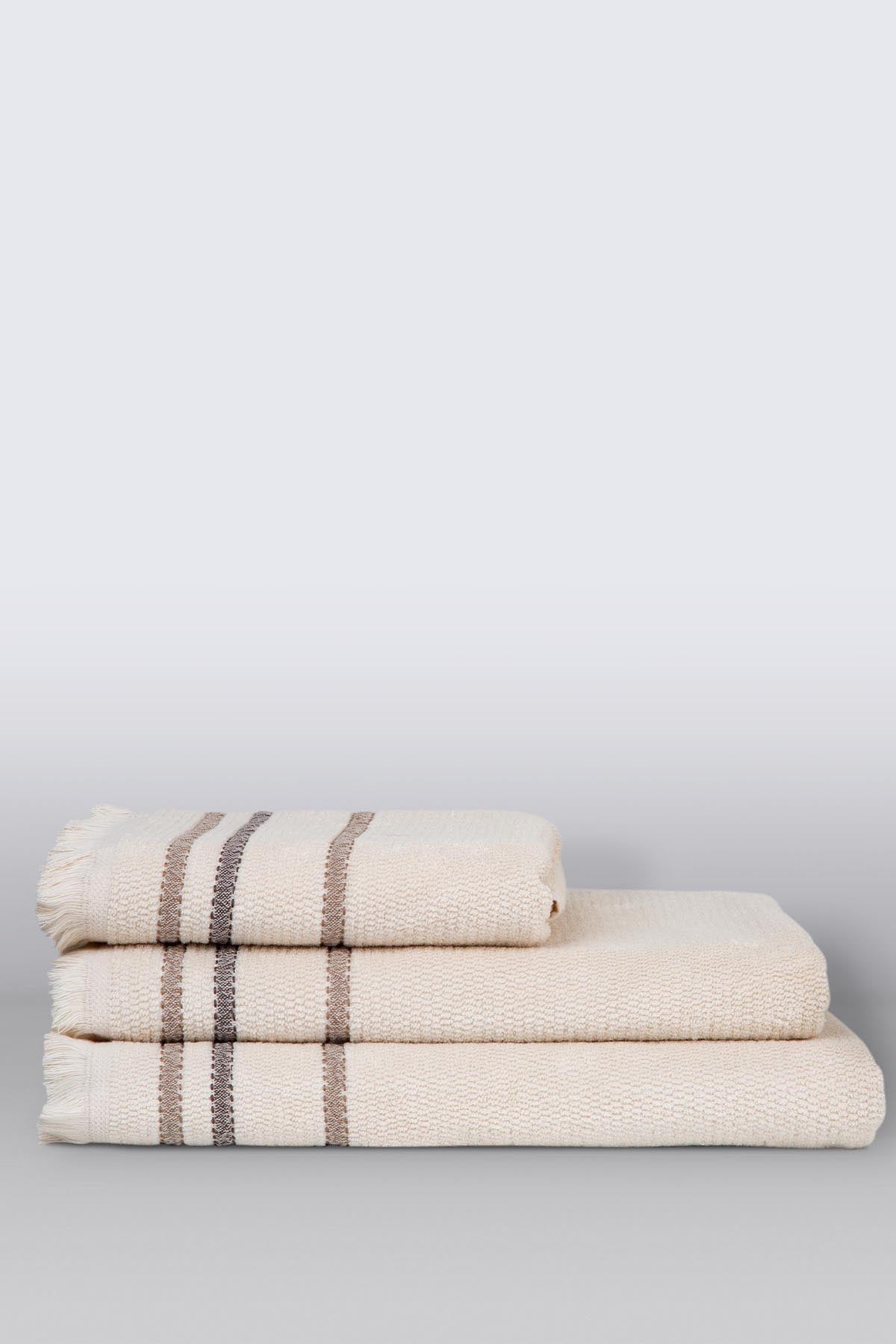 İRYA-İNtegra Banyo Havlusu 90X150 Cm Bej-Havlu & Havlu Setleri-2-Milagron.com