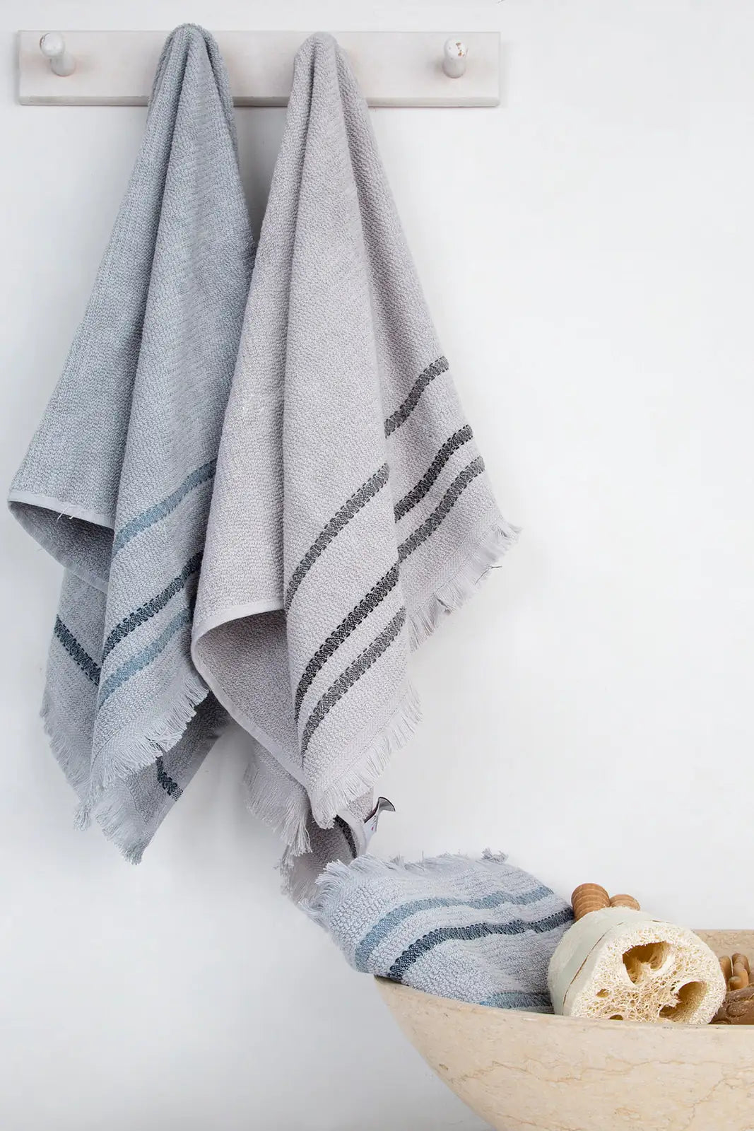 İRYA-İNtegra Banyo Havlusu 90X150 Cm Gri-Havlu & Havlu Setleri-5-Milagron.com
